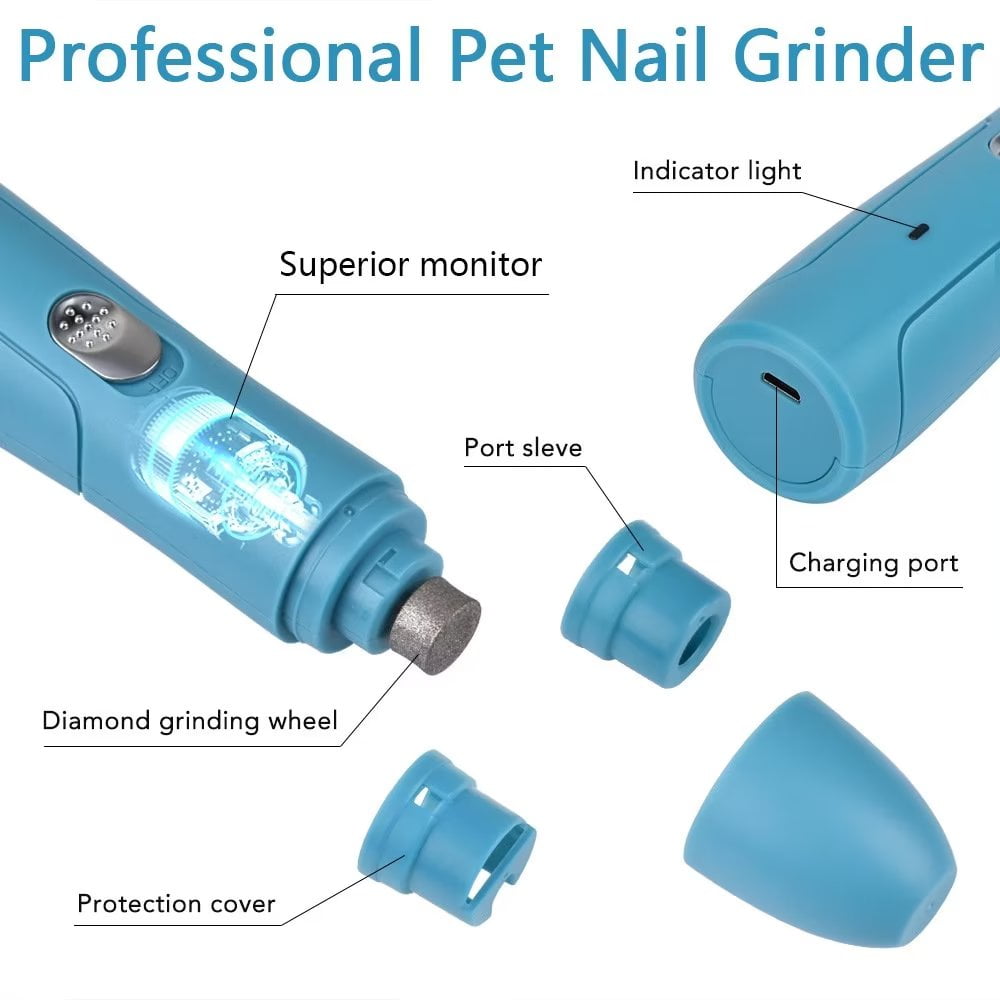 IDOLCO Electric Pets Nail Grinder Rounder Set, Rechargeable Nail Trimmer and Clipper for Cats, Dogs 5 065db971 f77f 42c2 9480 093f3a562f3f.471fe8d1fae49244add76e16a89505f6 - easyishop.co.uk