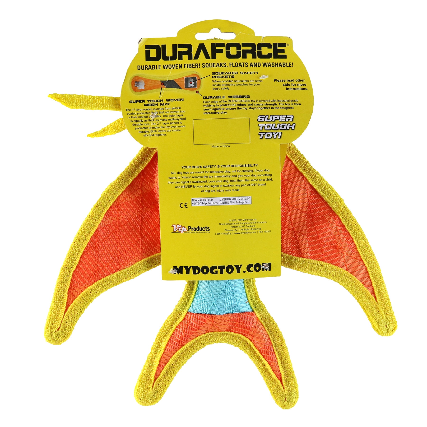 DuraForce® - Angel Fish- Durable Woven Fiber - Squeakers - Multiple Layers. Made Durable, Strong & Tough. Interactive Play (Tug, Toss & Fetch). Machine Washable & Floats 5 08ba051c 3a7e 4ec1 bf9a f934b51449c6.86dd75e2ea1b91966c1945683c9a46d6 - easyishop.co.uk