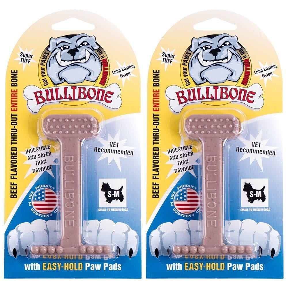 Bullibone Nylon Dog Chew Toy Nylon Bone - Improves Dental Hygiene, Easy to Grip Bottom, and Permeated with Flavor Bacon Small - 2 Pack 55 0b1aba15 cd51 4375 b37a d6cf26ceda38.c2a45542f4f88b224ae35fd364cccc7c - easyishop.co.uk