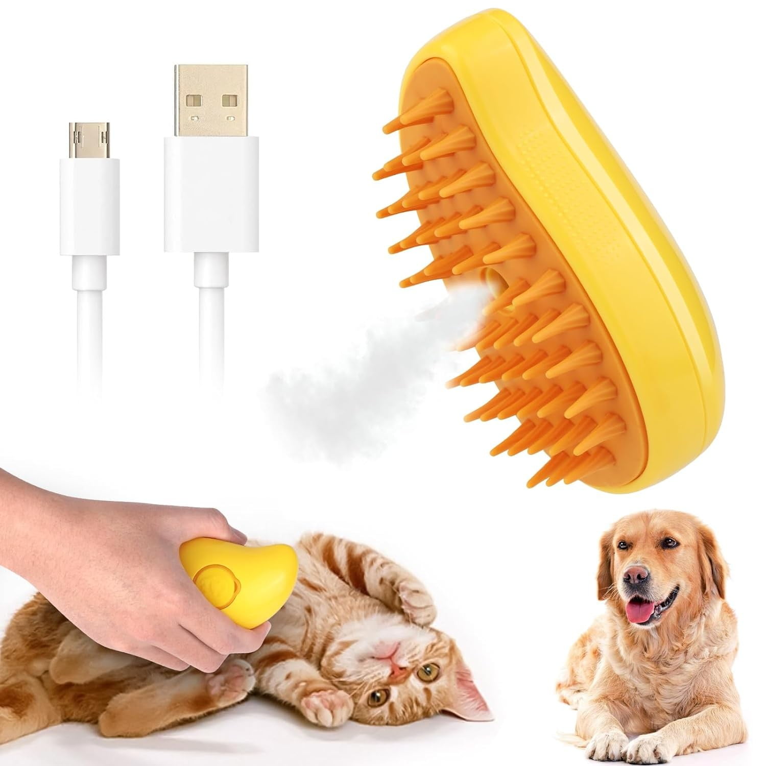 Steamy Cat Brush, 2024 New 3 in1 Cat Steamy Brush With Spray, Pet Steam Brush for Cat Dog Self Cleaning Steam Cat Hair Brush for Massage, Silicone Steam Pet Brush for Removing Loose Hair (Green)4PCS 15 0bf31bc5 0f25 476e a0c1 2f61d0e44496.8c90eed528c850ece2bff9a3ce3e82e7 - easyishop.co.uk