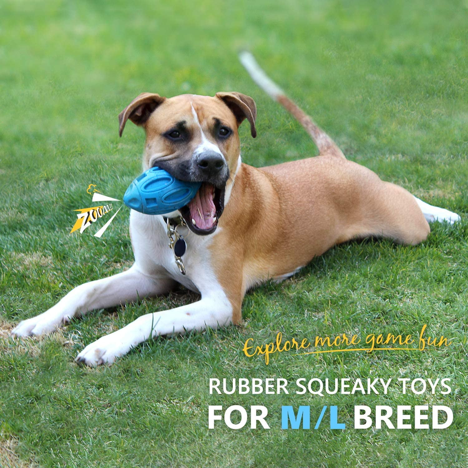 Squeaky Dog Ball Toys for Aggressive Chewers Indestructible Durable Tough Big Dogs Chew Toys Floatable Rubber Interactive Pet Toys for Medium &Large Breeds Dog, Green 15 17796c77 31b3 4ccf 8abd 1b131ca68ce7.1e37a52dd1557bc7c7fec1b7fdc113b0 - easyishop.co.uk