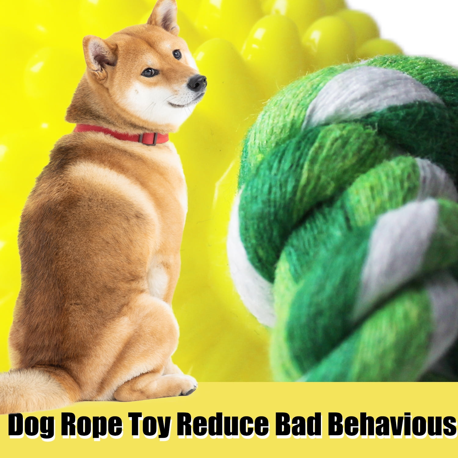 Dog Chew Toys for Aggressive Chewers, Likaty Indestructible Rope Dog Toy Puppy Chew Teething Toys for Large Medium Small Dogs,Yellow 3 17d2eb7e f2e1 47fb 92e4 f7cbc9bc4969.f3a65bae99d8d72be9e286193d2976c1 - easyishop.co.uk