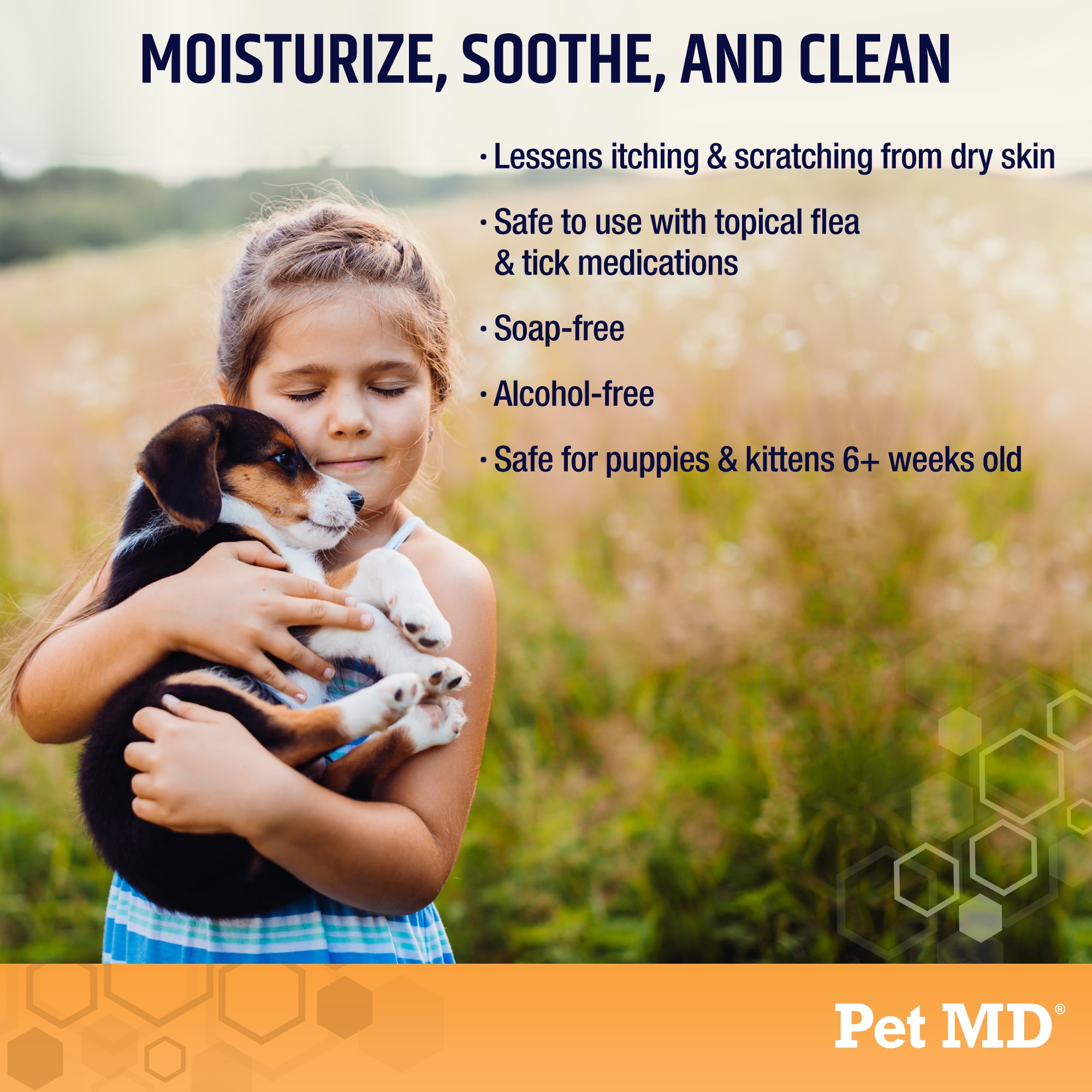 Pet MD Oatmeal & Aloe Shampoo for Dogs and Cats - Nourishing Anti Itch for Sensitive Dry Skin & Flaking - Professional Grooming & Moisturizing Dog Shampoo Gallon 3 1edb7ea2 e109 4970 a45f 6942c39672d0.80c2d9cb11c5bb1d5b9f9b1e4e615bd1 - easyishop.co.uk