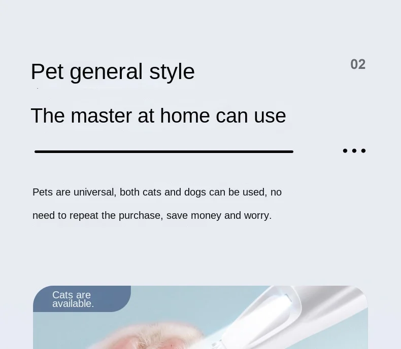Electric Dog Cat Hair Clippers Ear Eyes Paw Hair Cutter Trimmer USB Charging Pet Grooming Supplies with Scissor 13 2787d5d4 d122 4503 a101 1d382c28d914.f6d24e2308e406f9cca99620ad06fc9d - easyishop.co.uk