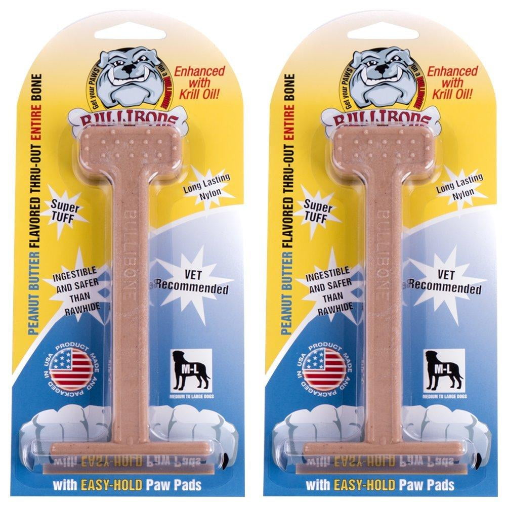 Bullibone Nylon Dog Chew Toy Nylon Bone - Improves Dental Hygiene, Easy to Grip Bottom, and Permeated with Flavor Bacon Small - 2 Pack 20 2d968918 3b15 4ce1 aa6d 786f46a17ca1.e51159fb55227a43e1751cf02663d500 - easyishop.co.uk