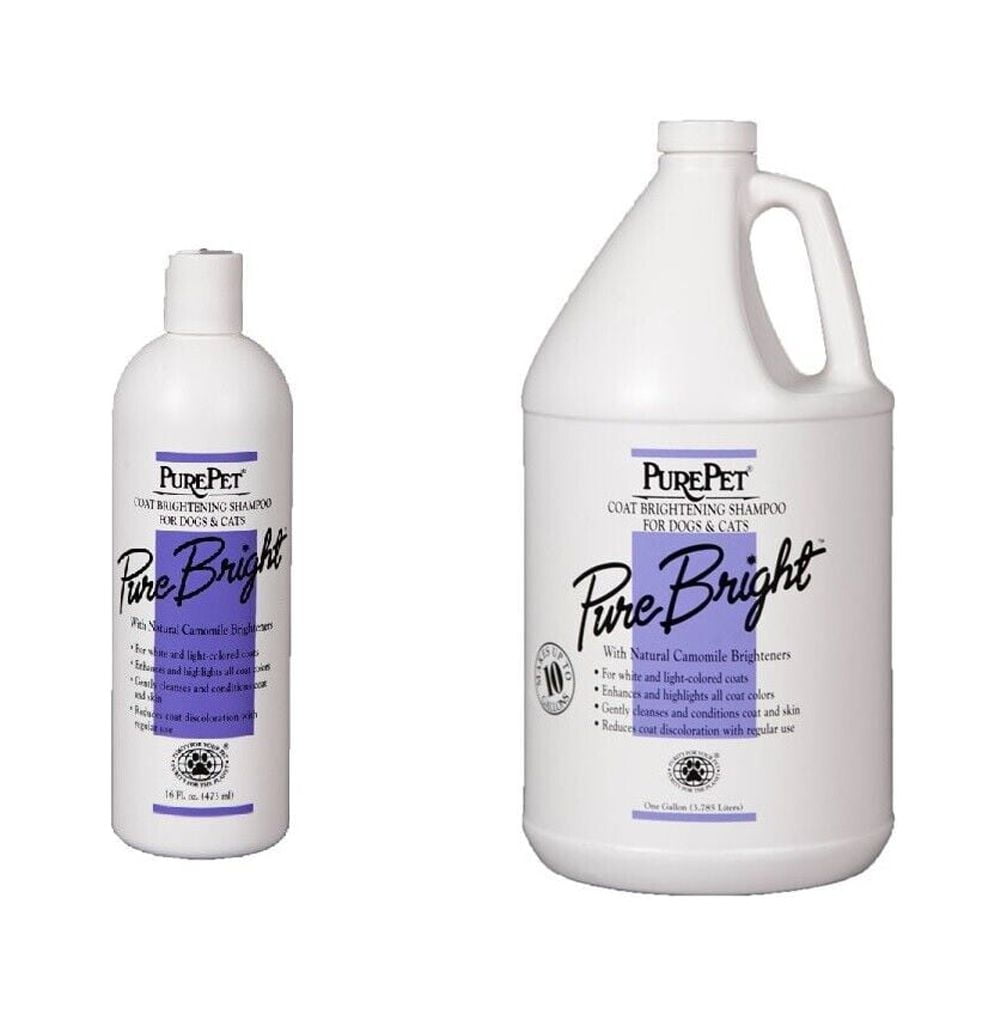 PurePet Pure Bright Whitening Brightening Dog and Cat Shampoo Dilutes 10 to 1 (16 ounce) 2 31293f50 836a 49b0 aa0b bc3689444126.5dbd76820f792c28cec98b64a4955131 - easyishop.co.uk