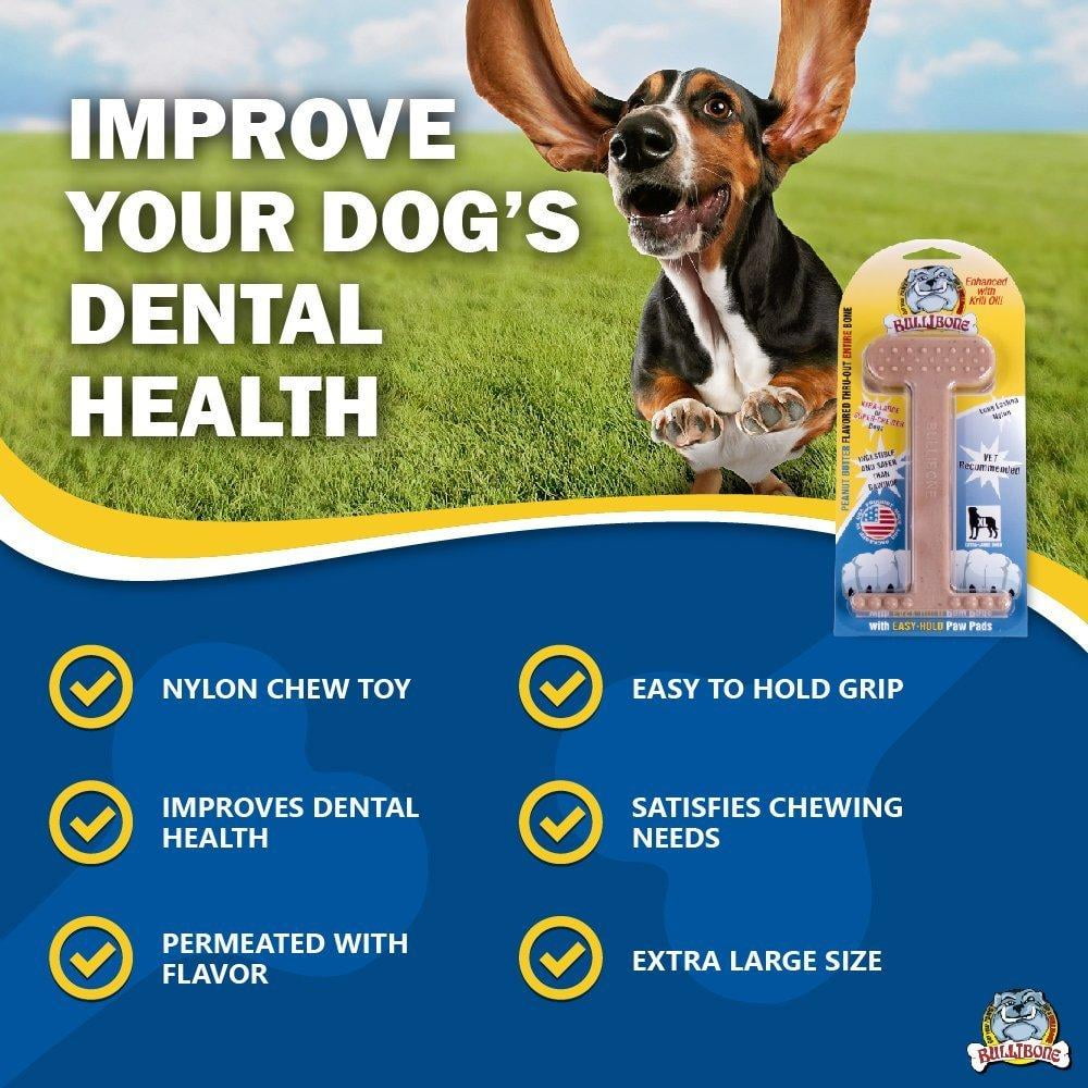 Bullibone Nylon Dog Chew Toy Nylon Bone - Improves Dental Hygiene, Easy to Grip Bottom, and Permeated with Flavor Bacon Small - 2 Pack 90 3cd5c7f1 776a 4689 b3c2 c7498a994d44 1.71c86b4c37a6e30a0bfb171636a9dcd5 - easyishop.co.uk