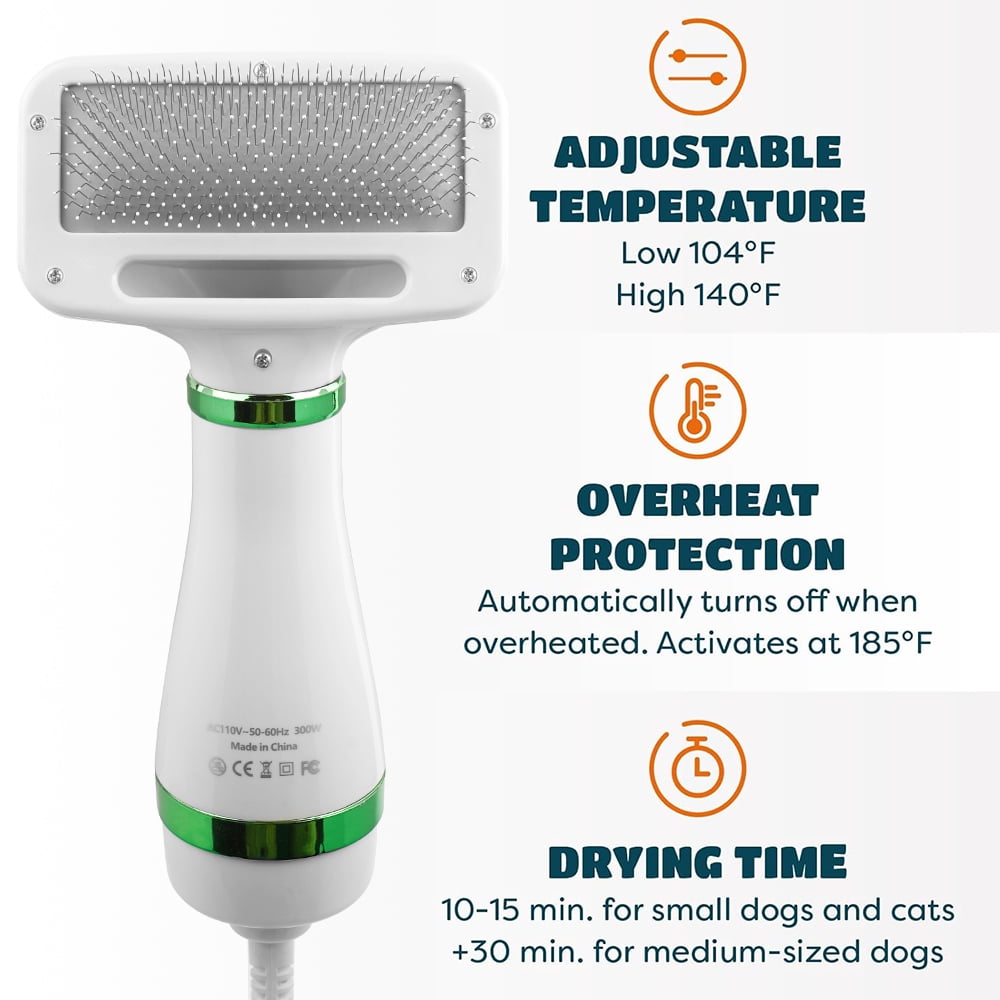 WEPSEN Professional Pet Grooming Dryer Brush for Small and Medium-Sized Dogs and Cats | Portable 2-in-1 Dog Blow Dryer | Adjustable Temperature | Lightweight & Quiet 8 3de75efa 5c84 4c17 8a8a 9d4790409d7a.b03737e3ff12ee5db1f384123fa8e926 - easyishop.co.uk