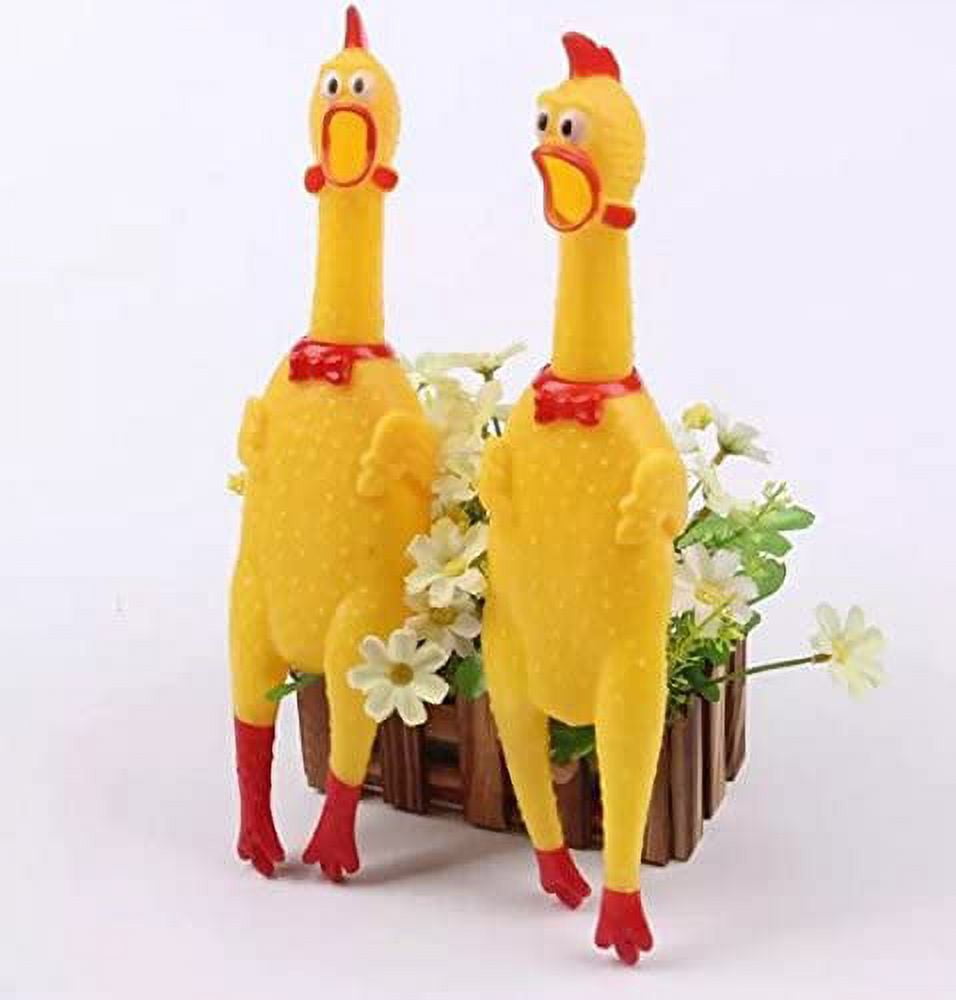 Screaming Chicken Dog Toy,32 cm/12.5 inch Yellow Rubber Squaking Chicken Toy Novelty and Durable Rubber Chicken for Dogs,Rubber Chicken Value 1 Pack 11 43d5484f 3a1c 489b bb26 5ac9d081cdfb.7abe90e46212ceb390c29b8dd438cf60 - easyishop.co.uk