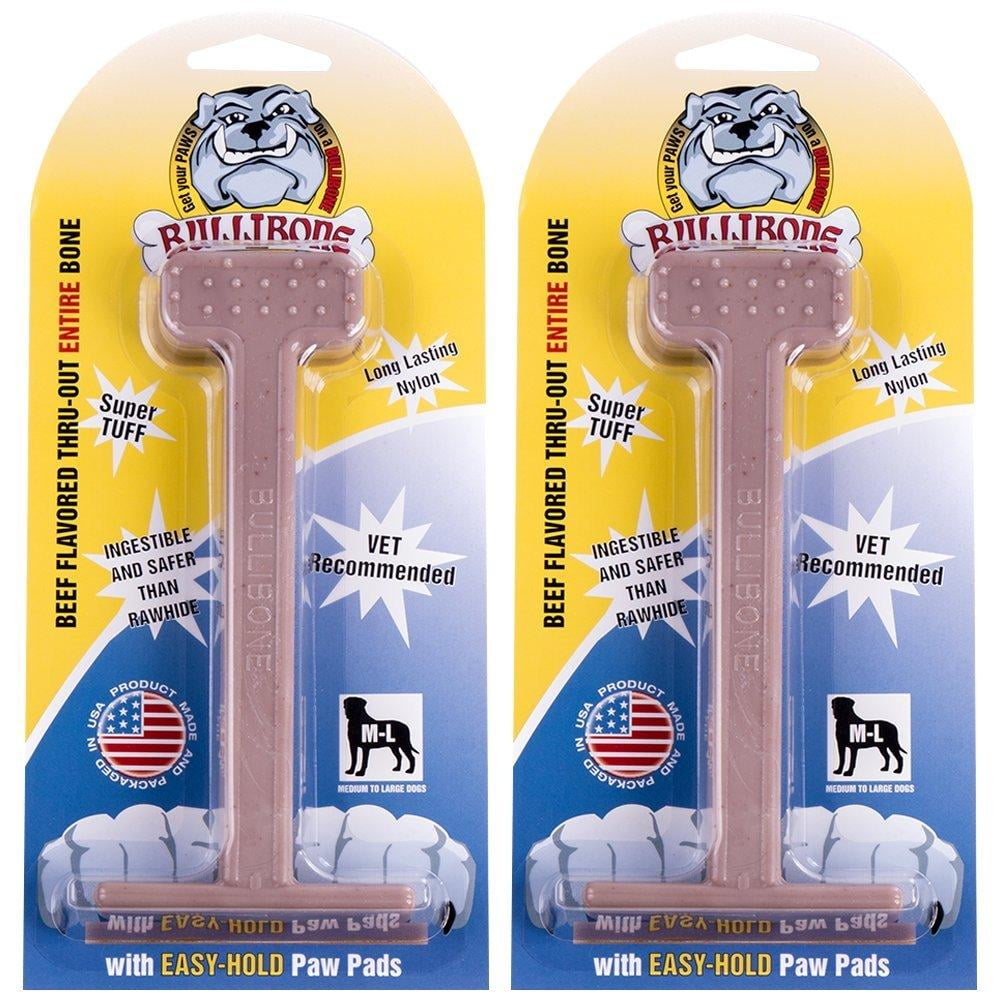 Bullibone Nylon Dog Chew Toy Nylon Bone - Improves Dental Hygiene, Easy to Grip Bottom, and Permeated with Flavor Bacon Small - 2 Pack 1 4840cda6 ca4f 4ca3 9404 22a1fb7dd00e.04cfb11e95aef3ad6147f1b0723b3823 - easyishop.co.uk