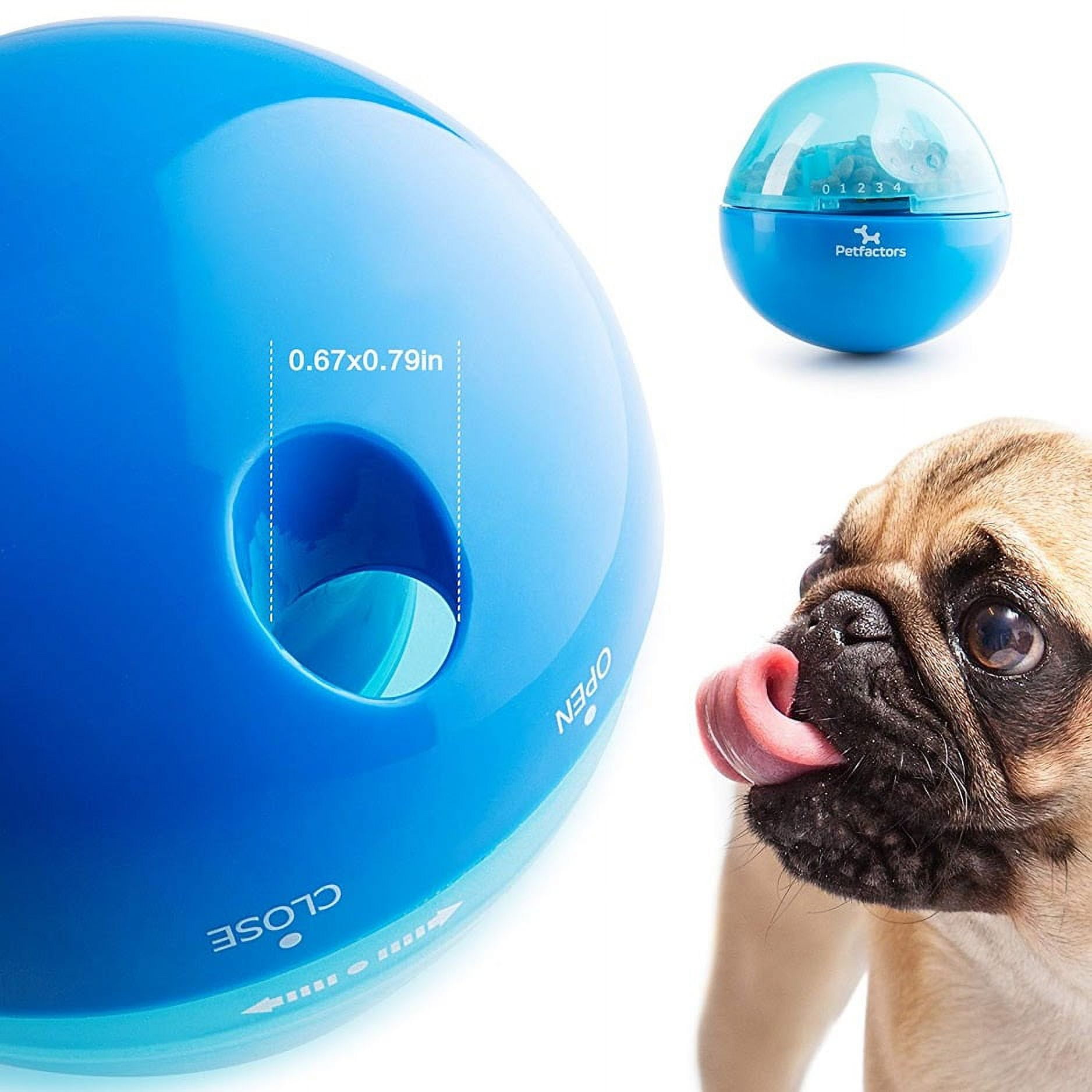 Petfactors Puzzle Treat Ball for Pets, Tumbler Interactive Food Dispensing Ball, Toys for Dogs Cats, Increases IQ and Mental Stimulation (Blue) 5 4962acd6 bab2 42a1 9869 547f5fd0c3b6.033736dc3e576f4352c1643f618dded3 - easyishop.co.uk