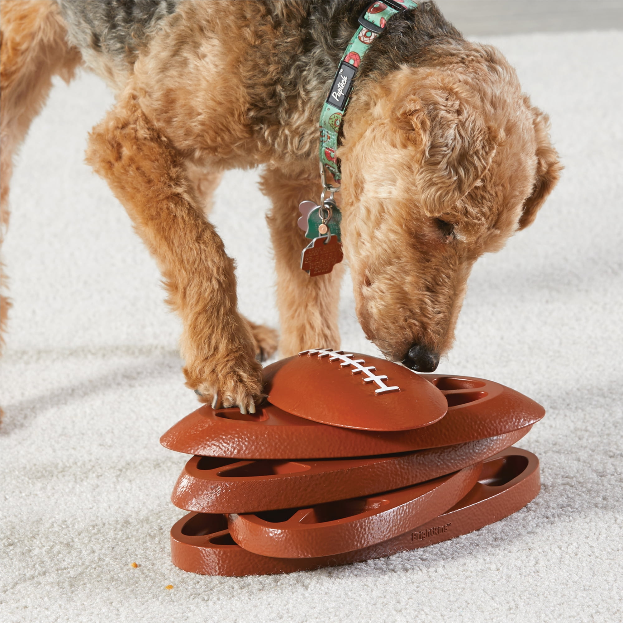 Brightkins Touchdown Time! Dog Toy Treat Dispenser, Interactive Football Puzzle for Puppy Enrichment Training & Birthdays 5 4f7008ef ba1a 4573 bdb9 92fc15a235ac.82df4e61d2cc5afcb67406e45dad58d6 - easyishop.co.uk