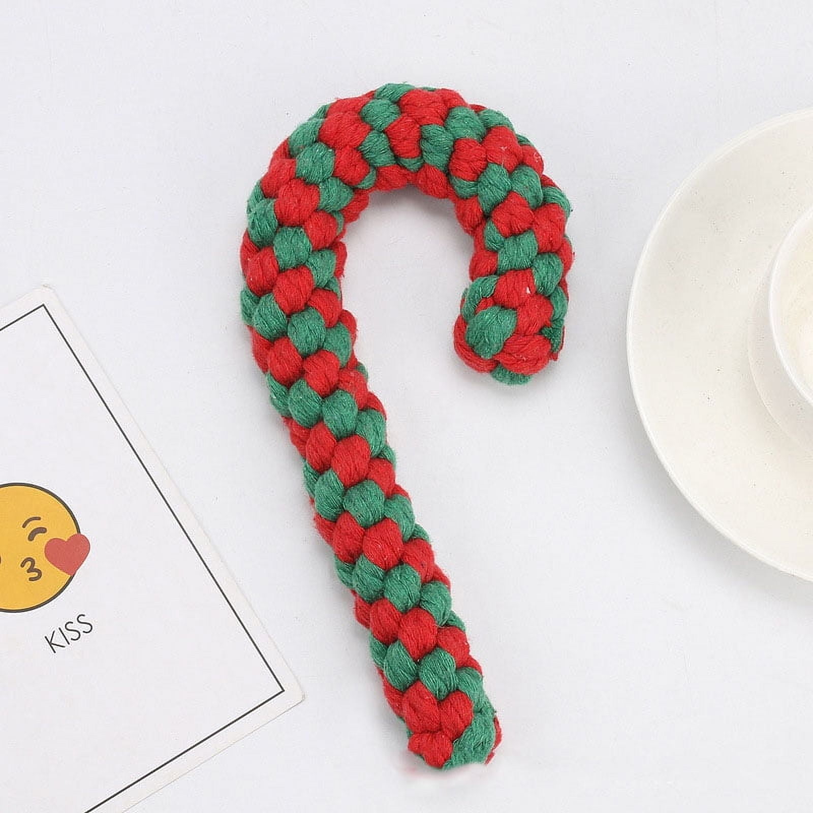 Heldig 2 Pieces Christmas Dog Rope Toys, Classic Crutch Shape Dog Chew Toys, Christmas Candy Cane Pet Rope Toy for Puppy Chewing Teething Cleaning and Training 8 503822ff ec71 45c5 941e 069d9474a430.673327424ba6bb49217fd3505581c37f - easyishop.co.uk