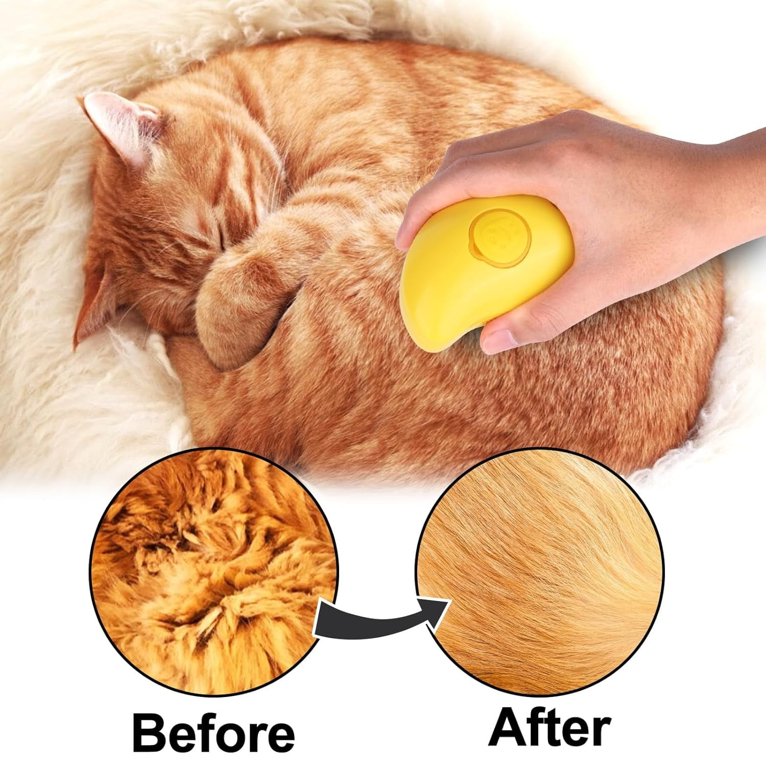 Steamy Cat Brush, 2024 New 3 in1 Cat Steamy Brush With Spray, Pet Steam Brush for Cat Dog Self Cleaning Steam Cat Hair Brush for Massage, Silicone Steam Pet Brush for Removing Loose Hair (Green)4PCS 13 506052f3 64ec 4827 bc1a 91383417a7fb.109f28138a71a255647474a644efb24f - easyishop.co.uk