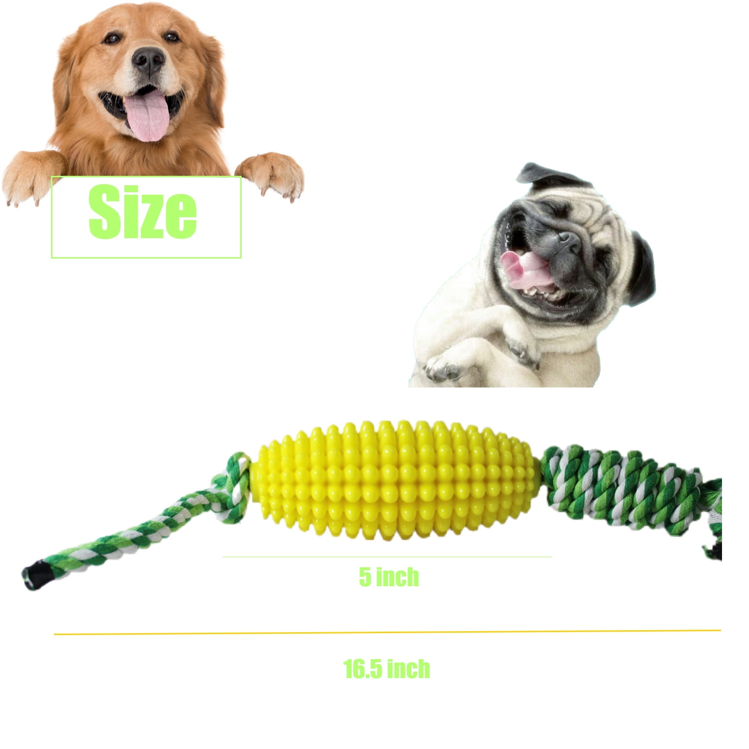 Dog Chew Toys for Aggressive Chewers, Likaty Indestructible Rope Dog Toy Puppy Chew Teething Toys for Large Medium Small Dogs,Yellow 5 51ab4bf6 2135 4e70 a997 e0893015f633.9dbdb0a107e50b87dcb99c6c30ca3c1d - easyishop.co.uk