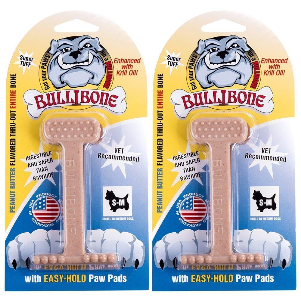 Bullibone Nylon Dog Chew Toy Nylon Bone - Improves Dental Hygiene, Easy to Grip Bottom, and Permeated with Flavor Bacon Small - 2 Pack 72 551243f3 077e 49ed b0bc 618dea7f08a8.76d73ad3d0d0f9c359909f1345e10522 - easyishop.co.uk
