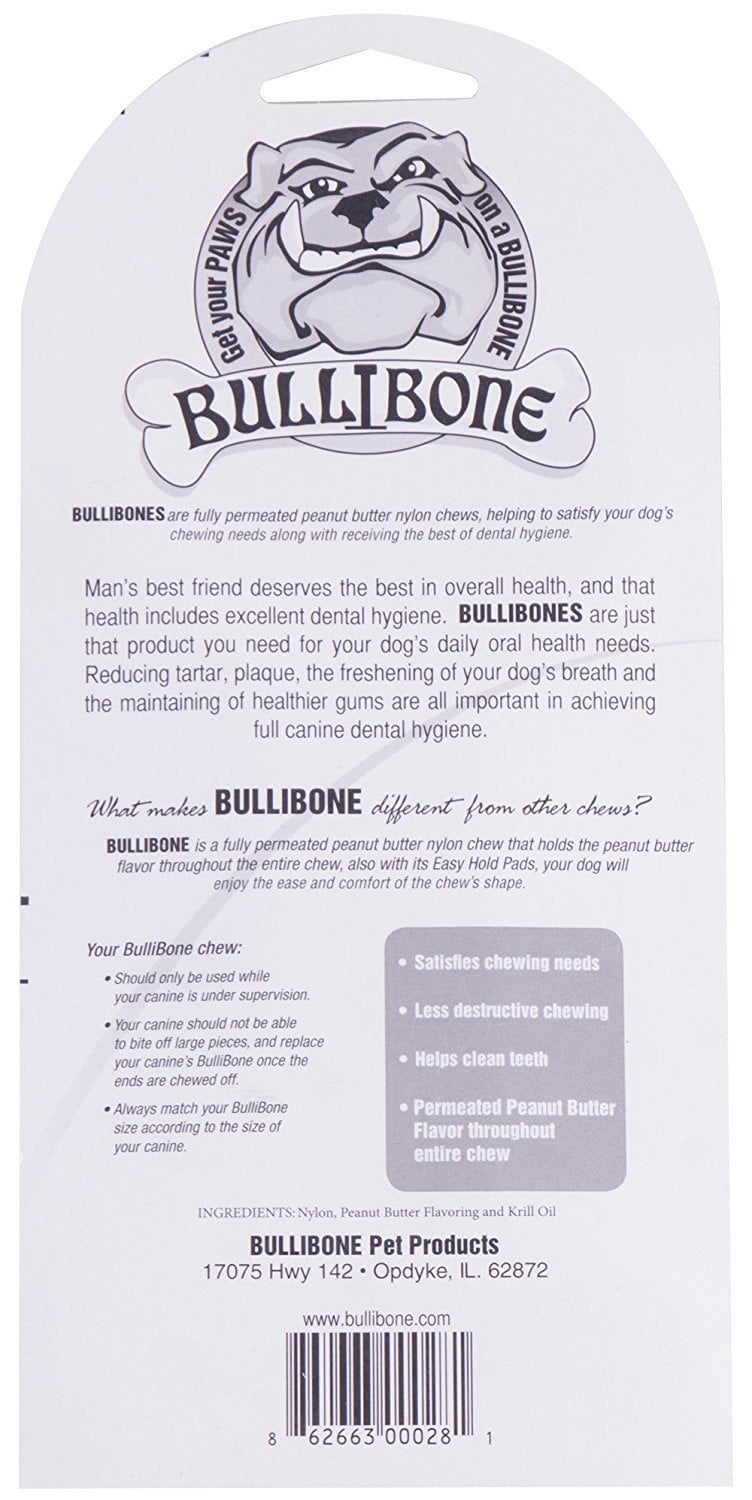 Bullibone Nylon Dog Chew Toy Nylon Bone - Improves Dental Hygiene, Easy to Grip Bottom, and Permeated with Flavor Bacon Small - 2 Pack 68 55f97993 b35c 4b5a b077 d9d4f44c1285 1.6016cb7c3bafa5ccc81adc54d5c43e03 - easyishop.co.uk