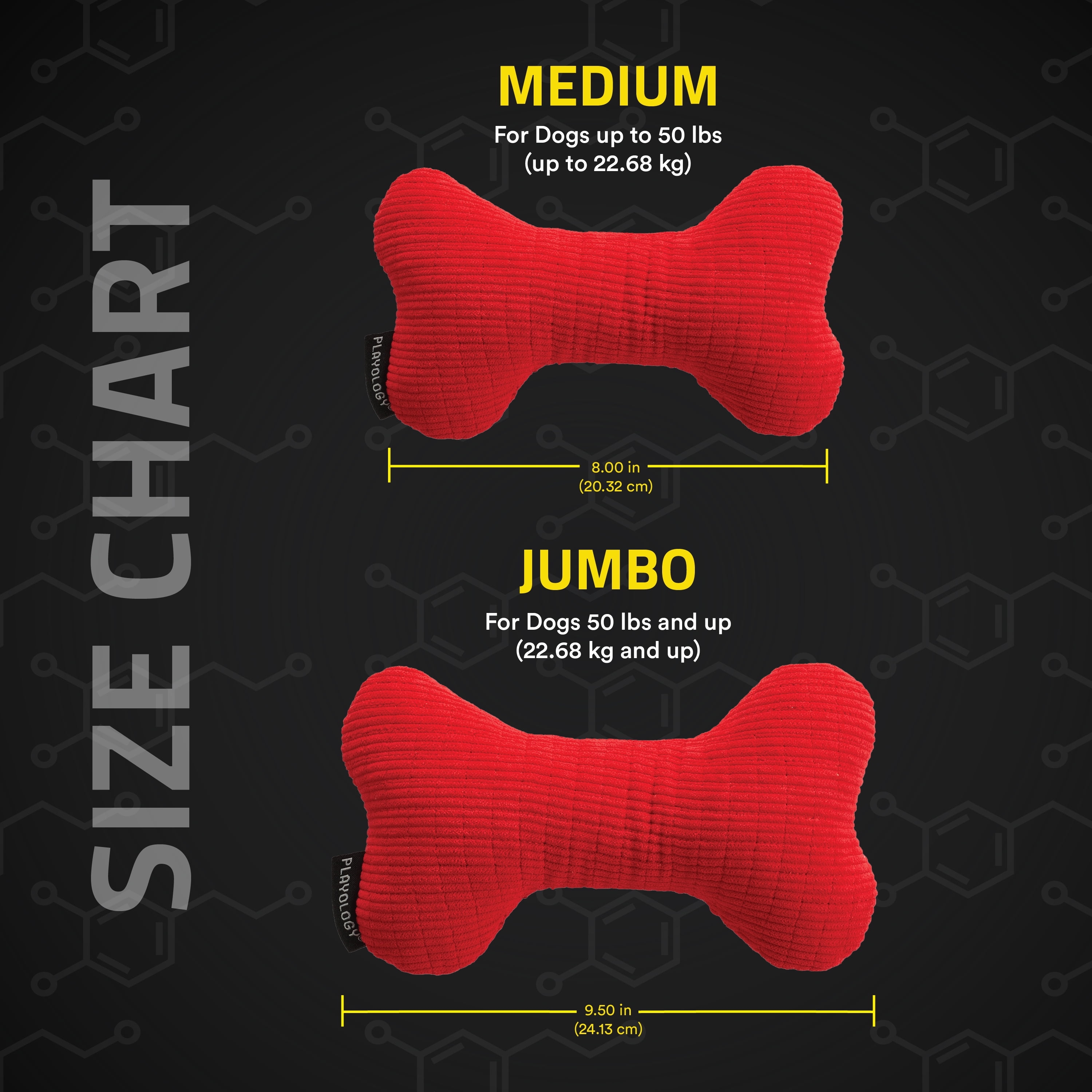 Playology Plush Squeaky Bone | Engaging All Natural Peanut Butter Scented Plush Dog Toy with Interactive Squeaker for Large to X-Large Dogs 50lbs & up | Easy to Clean | Squeak, Chew, Fetch, and Play! 11 5eea67af 952b 4551 be79 bd641841461e.59b17595c4ec01d6fea17bf112035ec6 - easyishop.co.uk