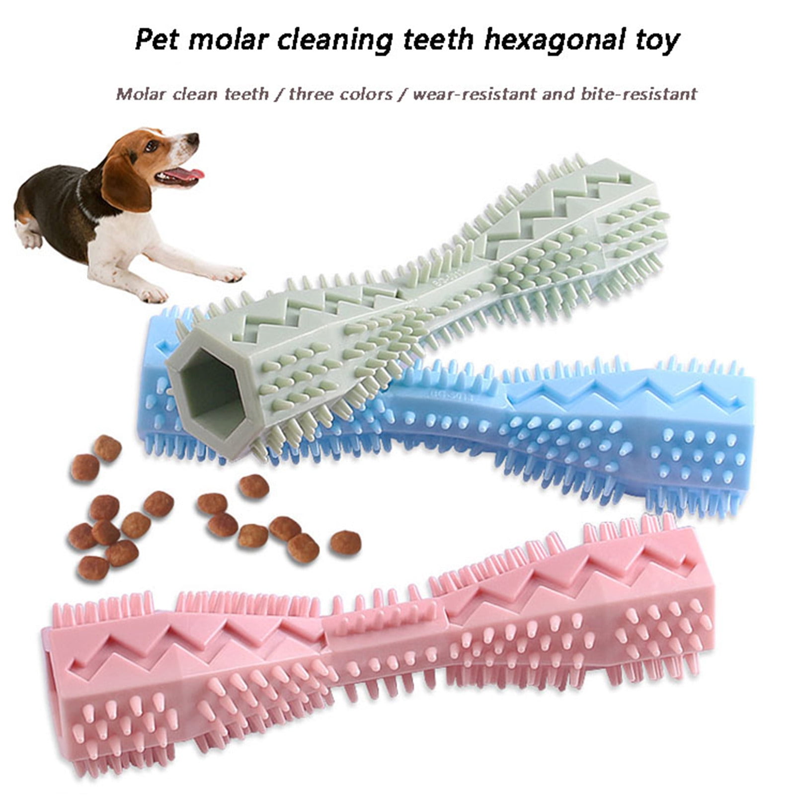 JTWMY Hexagonal Pet Molar Tooth Cleaner Toy for Puppies & Small Dogs, Blue 14.2cm 6 5f3ba631 88f0 45e6 8aa0 d0153fdb1af2.6247da76f129ad5a67ab60d66127667a - easyishop.co.uk