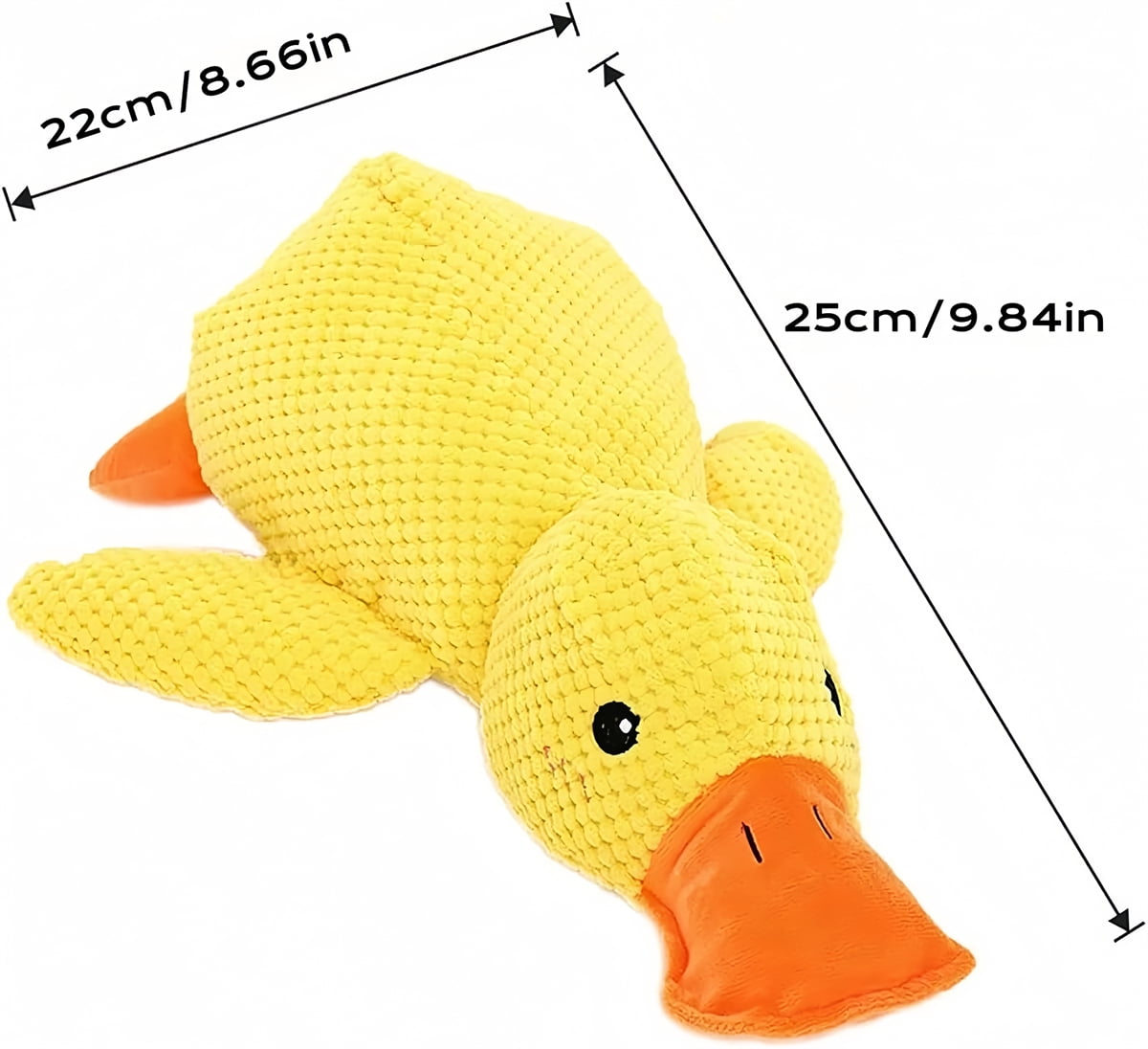 The Mellow Dog Calming Duck Dog Toy, Quacking Duck Toy, Cute No Stuffing Duck Dog Toy, Plush Cute Duck with Soft Squeake for Any Size Dog (Yellow) Small 5 6469201d f53f 4078 95b5 e62435e86a01.14cf19307b4d63ca007431d993da563b - easyishop.co.uk