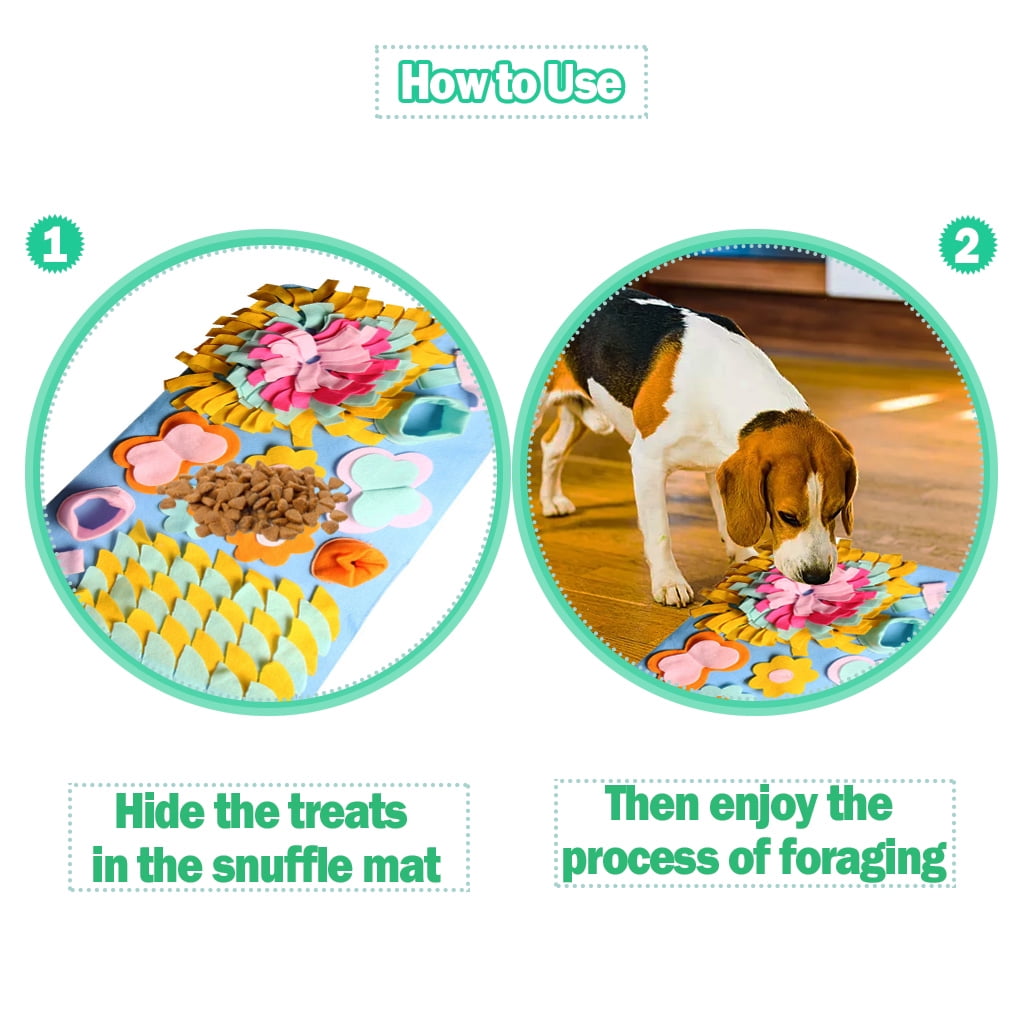 vocheer Snuffle Mat for Dogs, 36" x 36" Nosework Feeding Mat Encourages Natural Foraging Skills 15 6adca0f0 13fe 4953 a6bb 18246a3a2bed.62a1ba9cc4800e56959a0e29ef275825 - easyishop.co.uk
