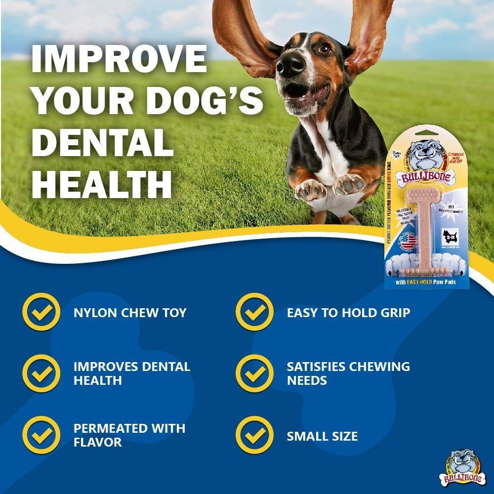 Bullibone Nylon Dog Chew Toy Nylon Bone - Improves Dental Hygiene, Easy to Grip Bottom, and Permeated with Flavor Bacon Small - 2 Pack 73 6af1687a 96ce 4ed2 a3b1 fb50368fe26d.1e1d09e262f4d2975f88e548dc4f20e0 - easyishop.co.uk