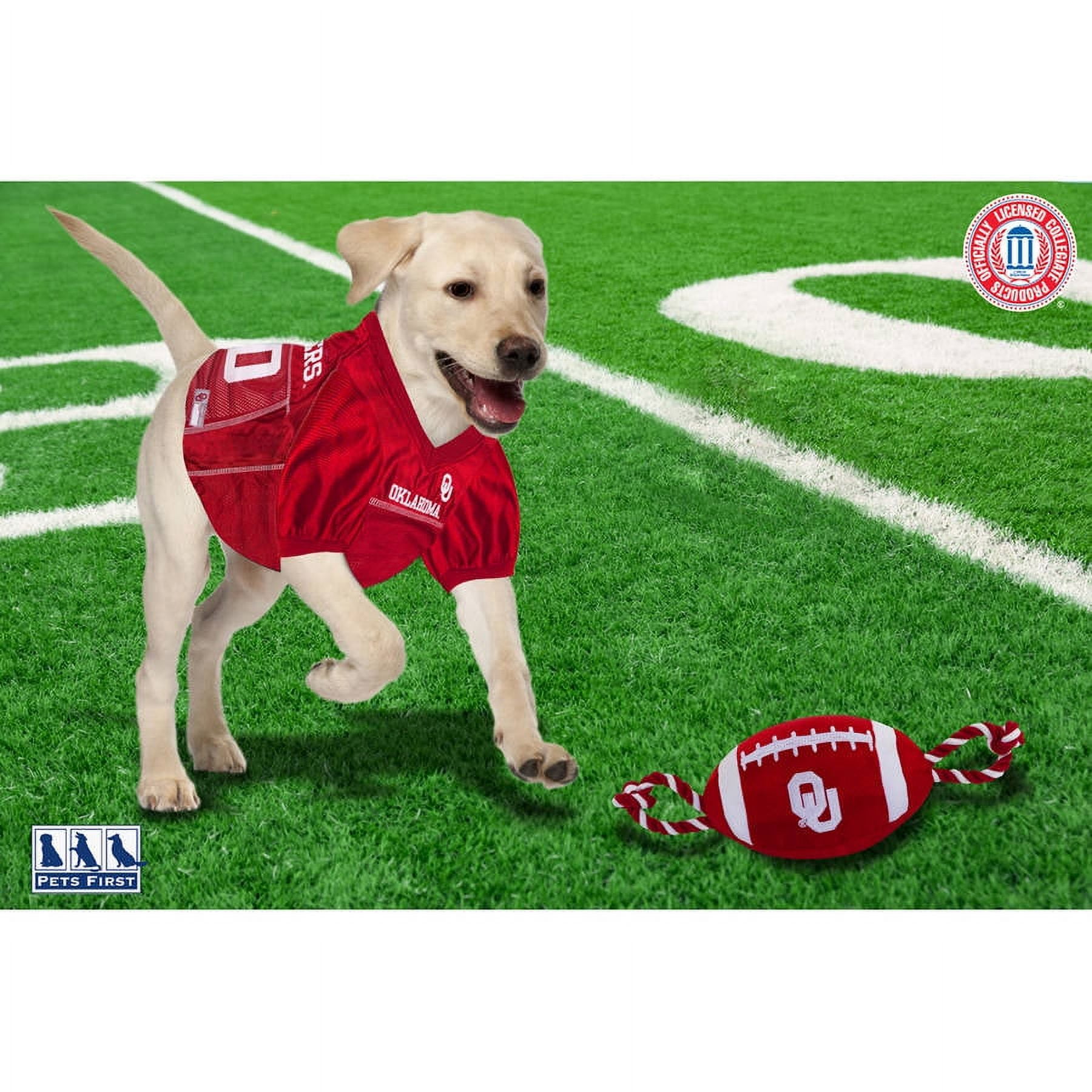 Pets First Collegiate Oklahoma Sooners Strong, Durable, Chewable Football Dog Toy with Inner Squeaker and Side Ropes, Officialy Licensed 5 6e5114f5 dc30 4694 b0bc e6f74975385a.78002a9c3e0b76f61971758ac300b5bc - easyishop.co.uk