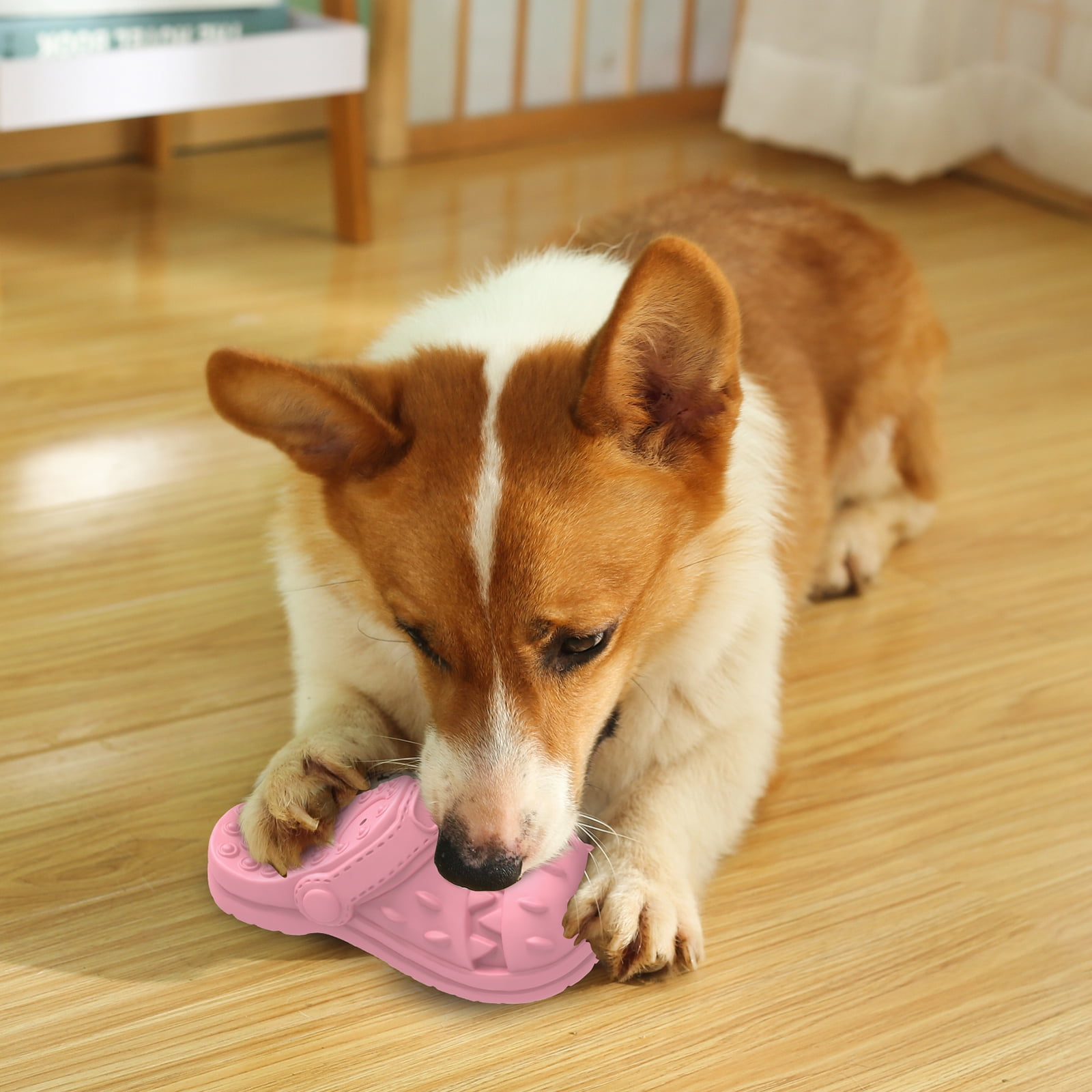 MASBRILL Squeaky Dog Toy Large Dog Chew Toys for Aggressive Chewers Rubber Dog Shoes Shape Toothbrush Toys 29 6ee676ad c37e 4503 87a6 f7663004571c.7bf63e6ba00aaab950852c882b404739 - easyishop.co.uk