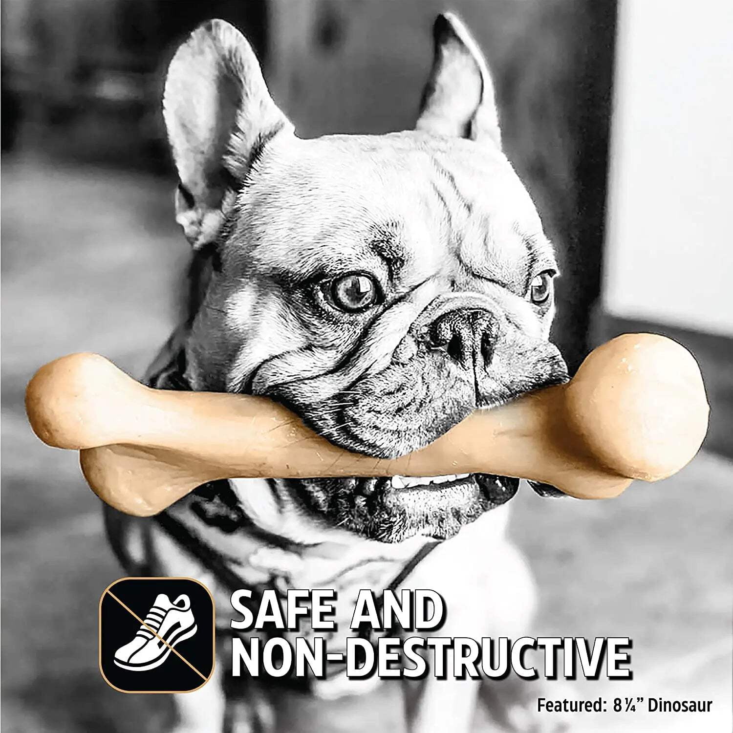 Pet Qwerks BarkBone Natural Instincts Bacon Infused Dinosaur Nylon Bone Dog Chew Toys for Aggressive Chewers - Real Bacon, Large 19 729e8bd3 77ae 41e6 973e 4e39bb551403.2f99cb8bef8c63c34ee6386b02822810 - easyishop.co.uk