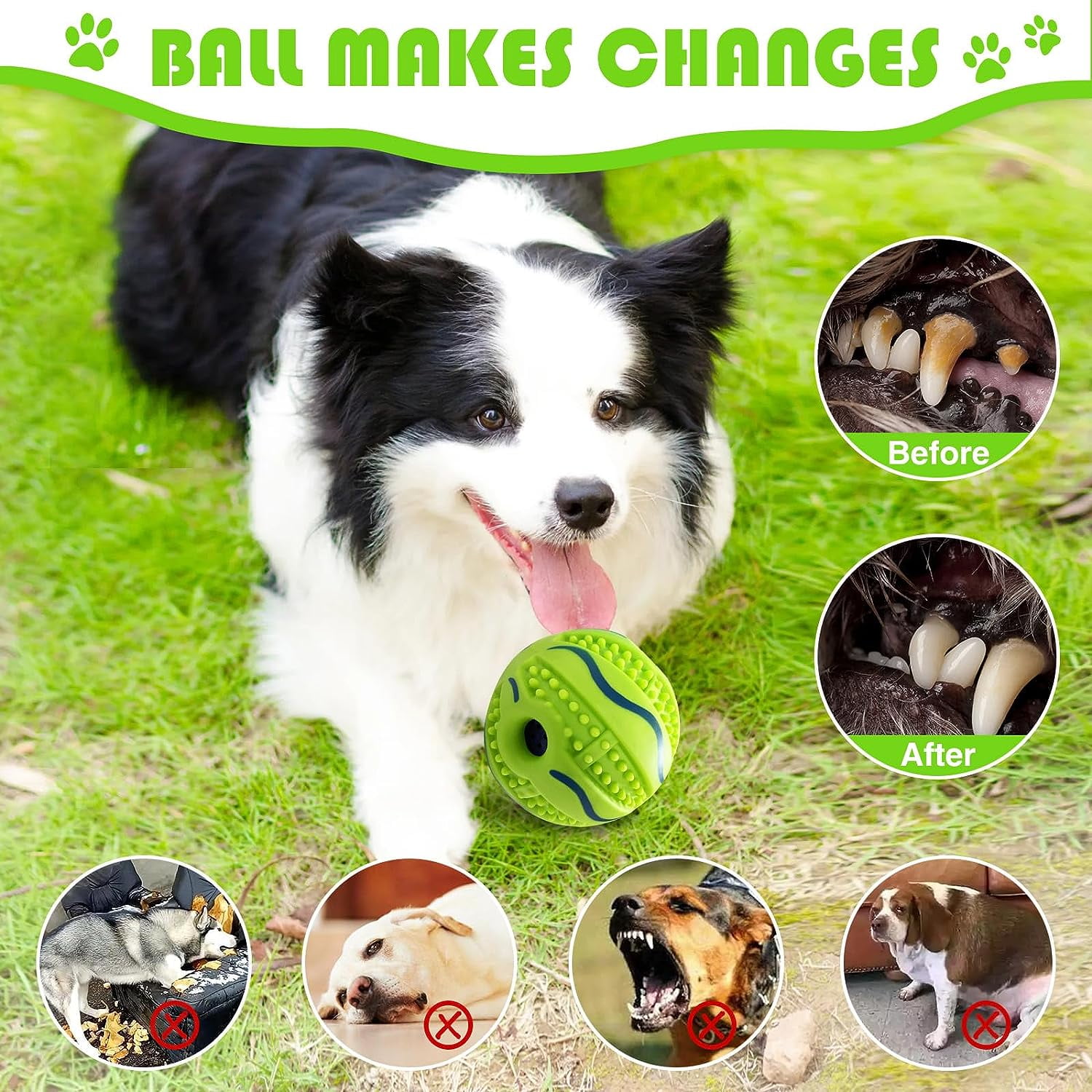 Wobble Giggle Ball for Dogs Spiky Dog Ball Interactive Pet Toy Funny Giggle Sounds Teeth Cleaning Playing Training Herding Balls for Medium Large Dogs Gift 4 75b4b868 70e9 48f8 9395 c9b791df693d.bc0d69890b63a20475e30d8683747bfb - easyishop.co.uk