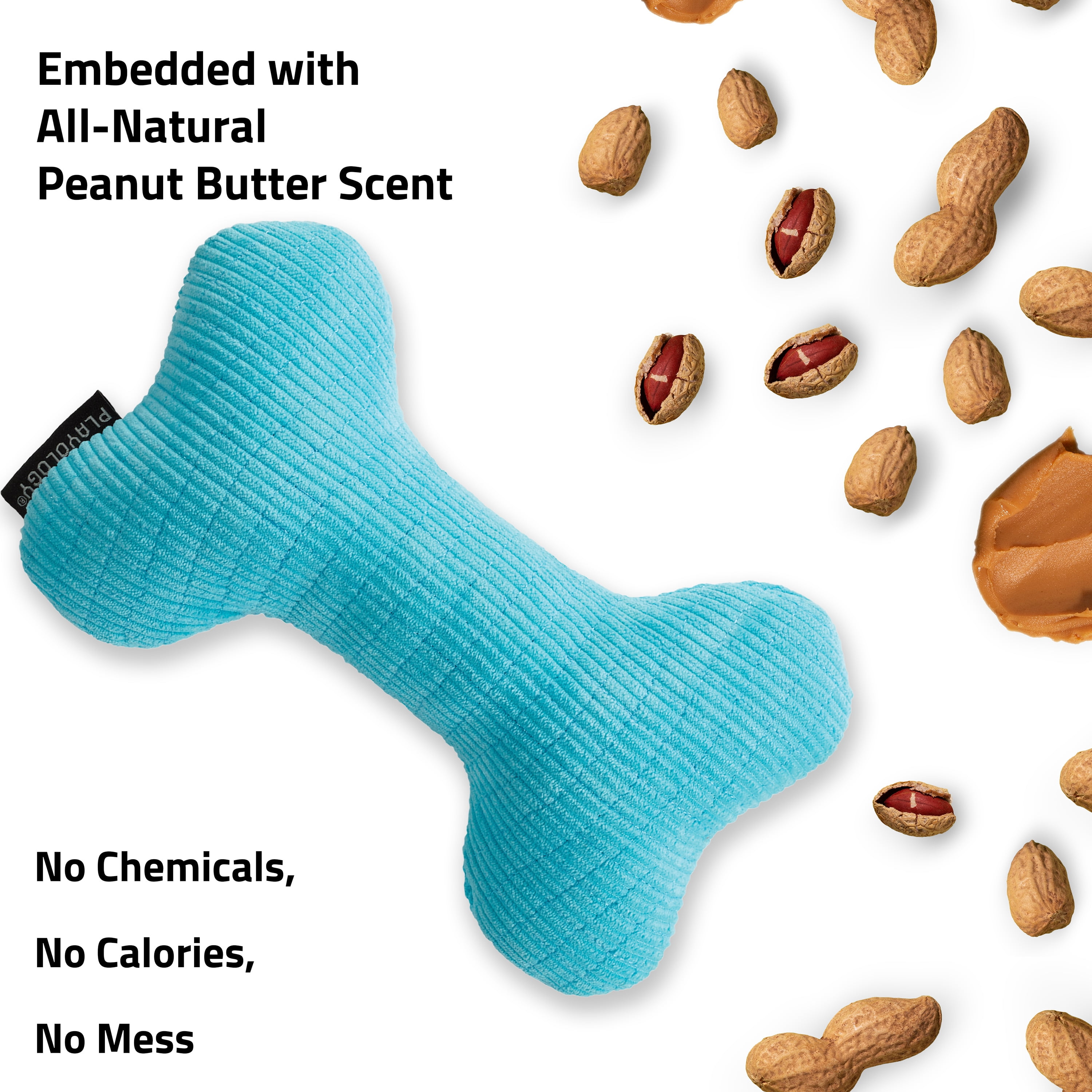 Playology Plush Squeaky Bone | Engaging All Natural Peanut Butter Scented Plush Dog Toy with Interactive Squeaker for Large to X-Large Dogs 50lbs & up | Easy to Clean | Squeak, Chew, Fetch, and Play! 4 7776dda9 18f6 4638 ba0f 5f3683be2ebd.5bc7851a1ed64e5fc9e11ca1c78493f5 - easyishop.co.uk