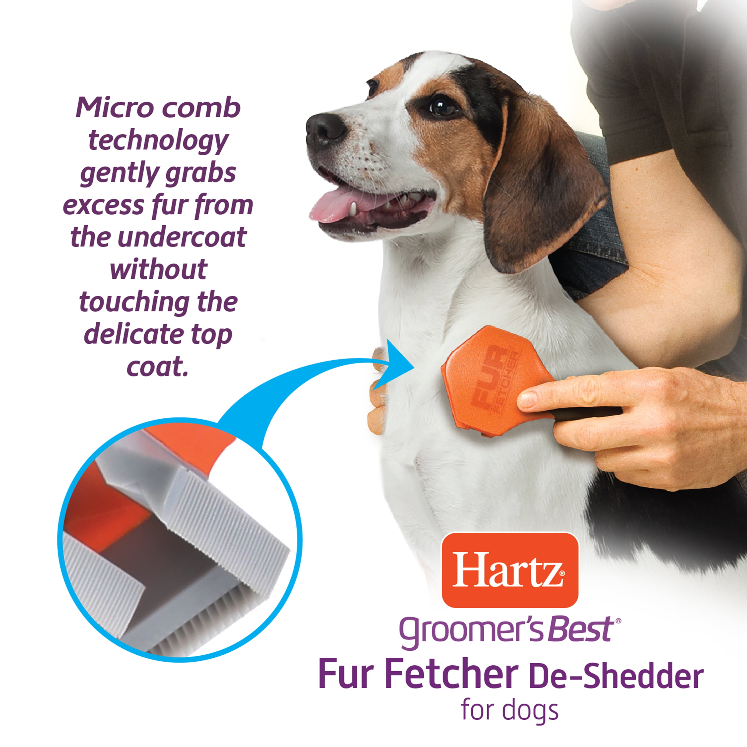 Hartz Groomer's Best Fur Fetcher De-Shedder Grooming Brush for Dogs 4 7b7c47f4 6f88 4986 80b6 083b3ab4e7bb.52cc74b8649847f8fafef4ddc350571a - easyishop.co.uk