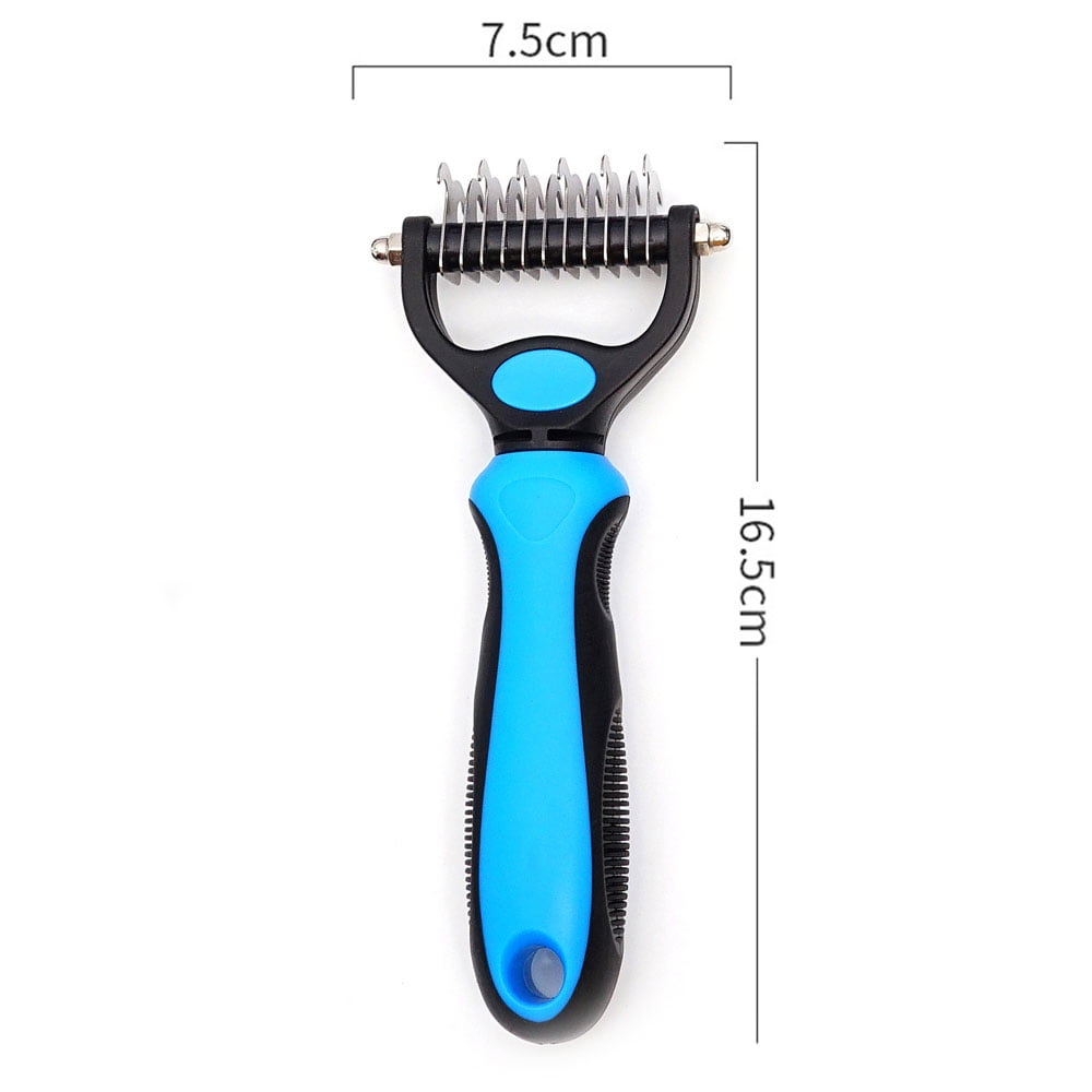 Pet Grooming Brush, Cat Brush, Saoqi Small Double Sided Shedding and Dematting Undercoat Rake Comb for Dogs and Cat Comb Brush Tool Blue 4 7dcd2e30 a36a 485d bc18 98eec6a810c9.fe16b4d303ff57565e89b698ec823fb3 - easyishop.co.uk