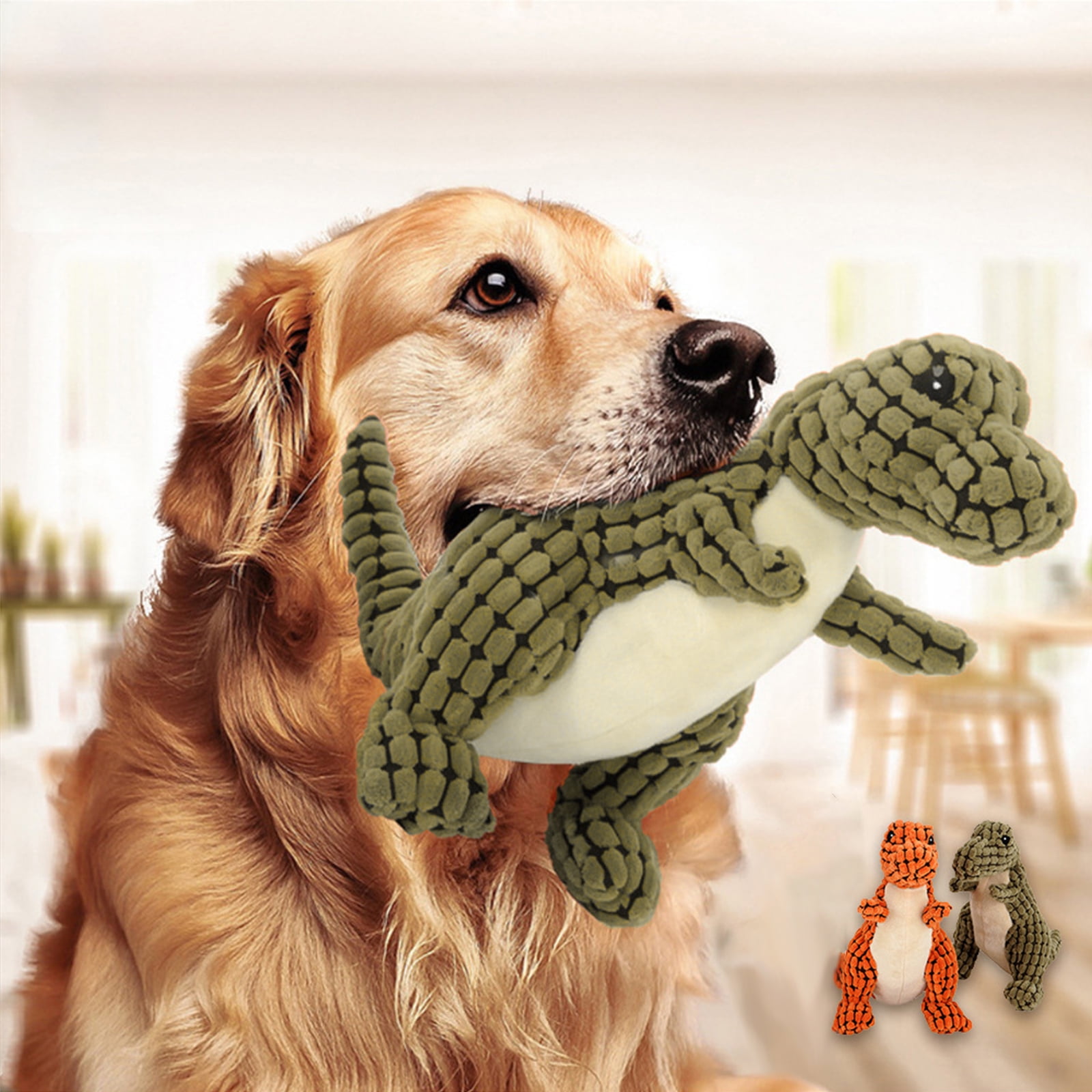 BOZLUN Dog Plush Toys Pets Rabbit Squeak Toy for Medium Large Dogs, Green, 9" 5 838ec527 4041 4428 ae8c 639474267961.1eceab8ff6d96c818a2a38bc85863b7d - easyishop.co.uk