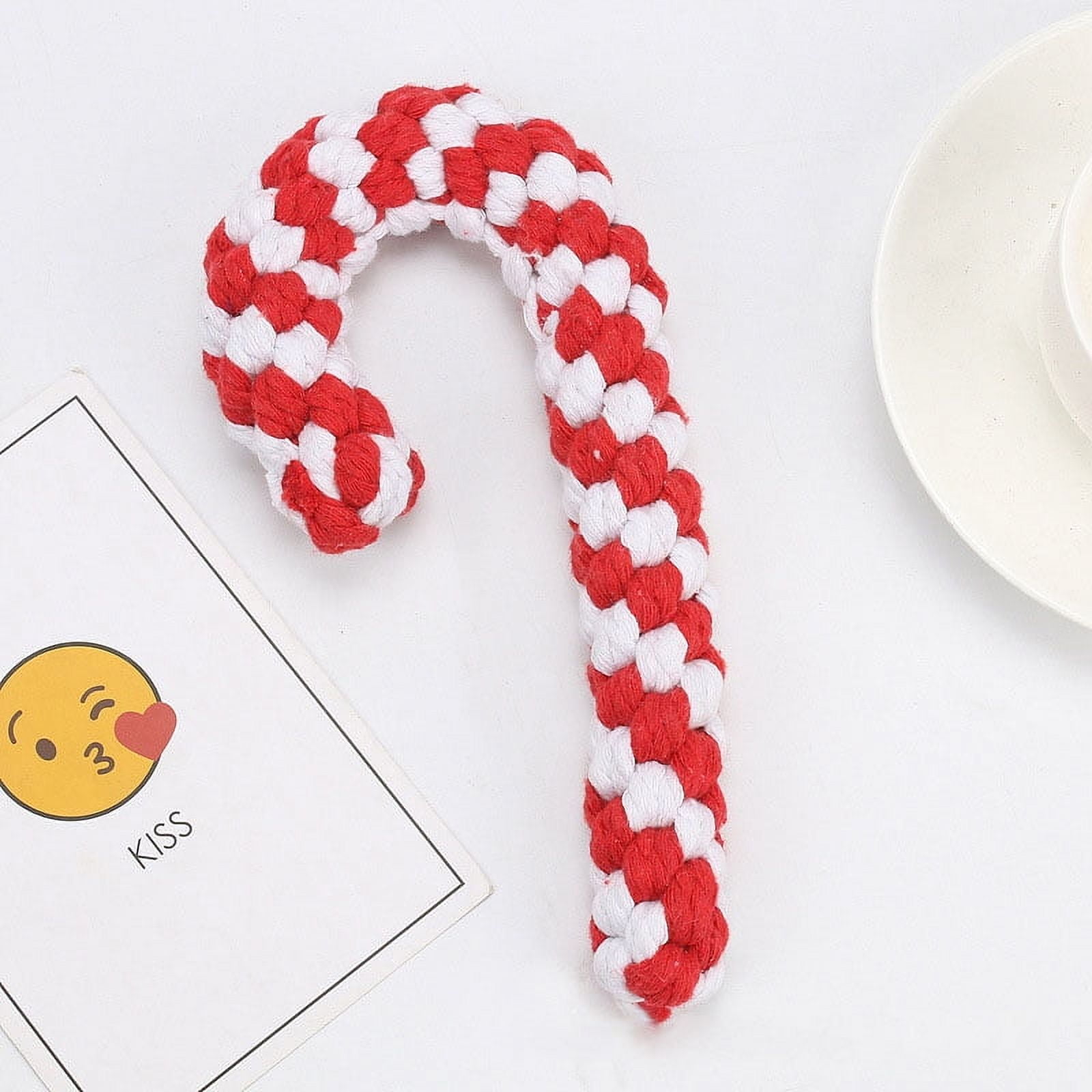 Heldig 2 Pieces Christmas Dog Rope Toys, Classic Crutch Shape Dog Chew Toys, Christmas Candy Cane Pet Rope Toy for Puppy Chewing Teething Cleaning and Training 9 8ddef977 b87d 4b6f ab56 48e7dceedbd4.e457ddf935a943a899423a32c9fe5059 - easyishop.co.uk