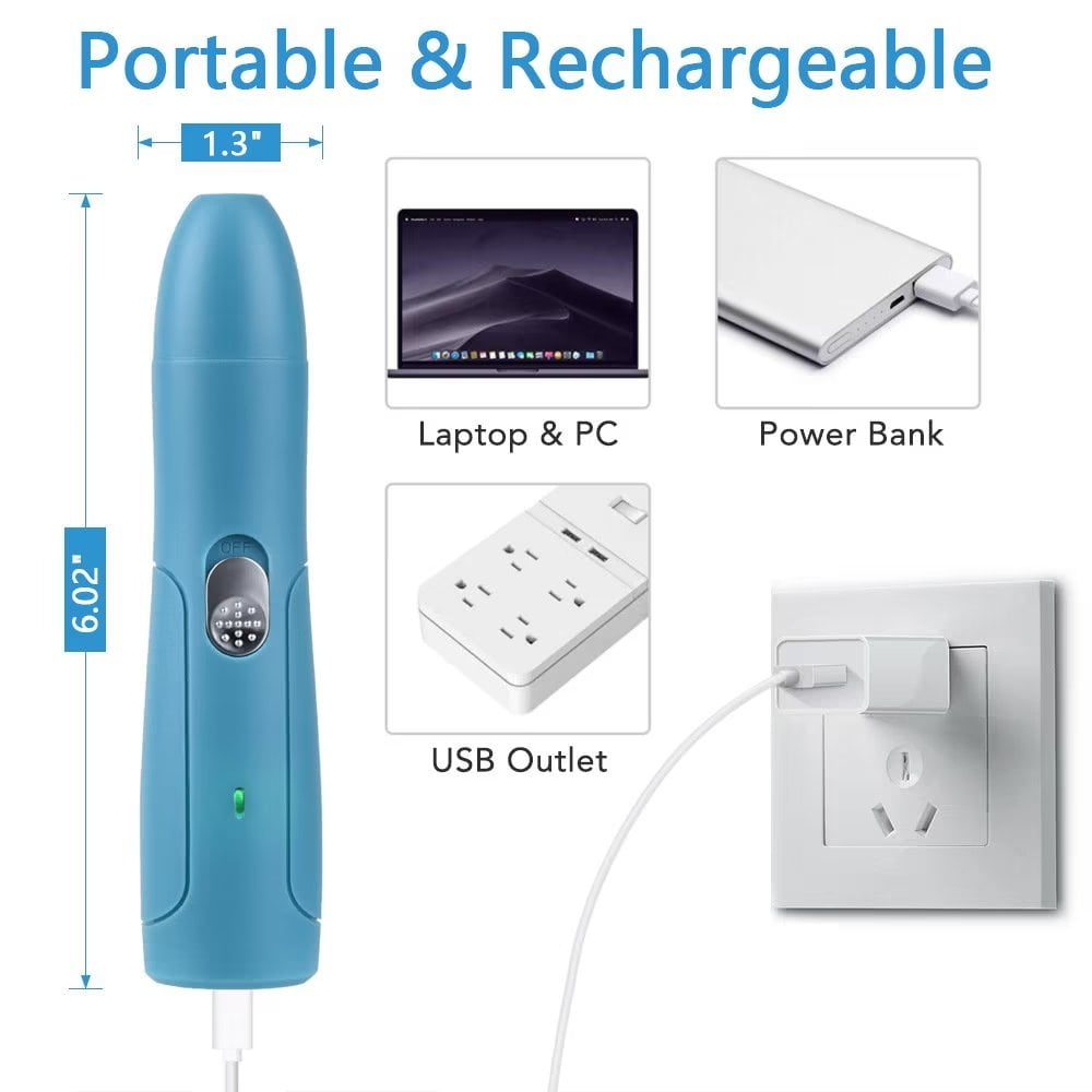 IDOLCO Electric Pets Nail Grinder Rounder Set, Rechargeable Nail Trimmer and Clipper for Cats, Dogs 6 8eeab5b6 e9db 4563 88e2 2f811373bdd3.fe357f23dc0a4f72035a7530a16dc774 - easyishop.co.uk