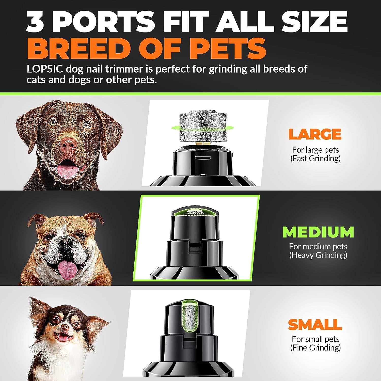 Dog Nail Grinder with 2 LED Lights Powerful 2-Speed Dog Nail Trimmers with 2 Grinding Wheels Super Quiet Rechargeable Pet Dog Nail Clipper Kit for Small Large Dogs Cats Nails Quick Grooming 6 935fb898 e30a 41b4 a01a 56d7c6489e59.d6e06c0771776ce0ce840f7b207200fc - easyishop.co.uk