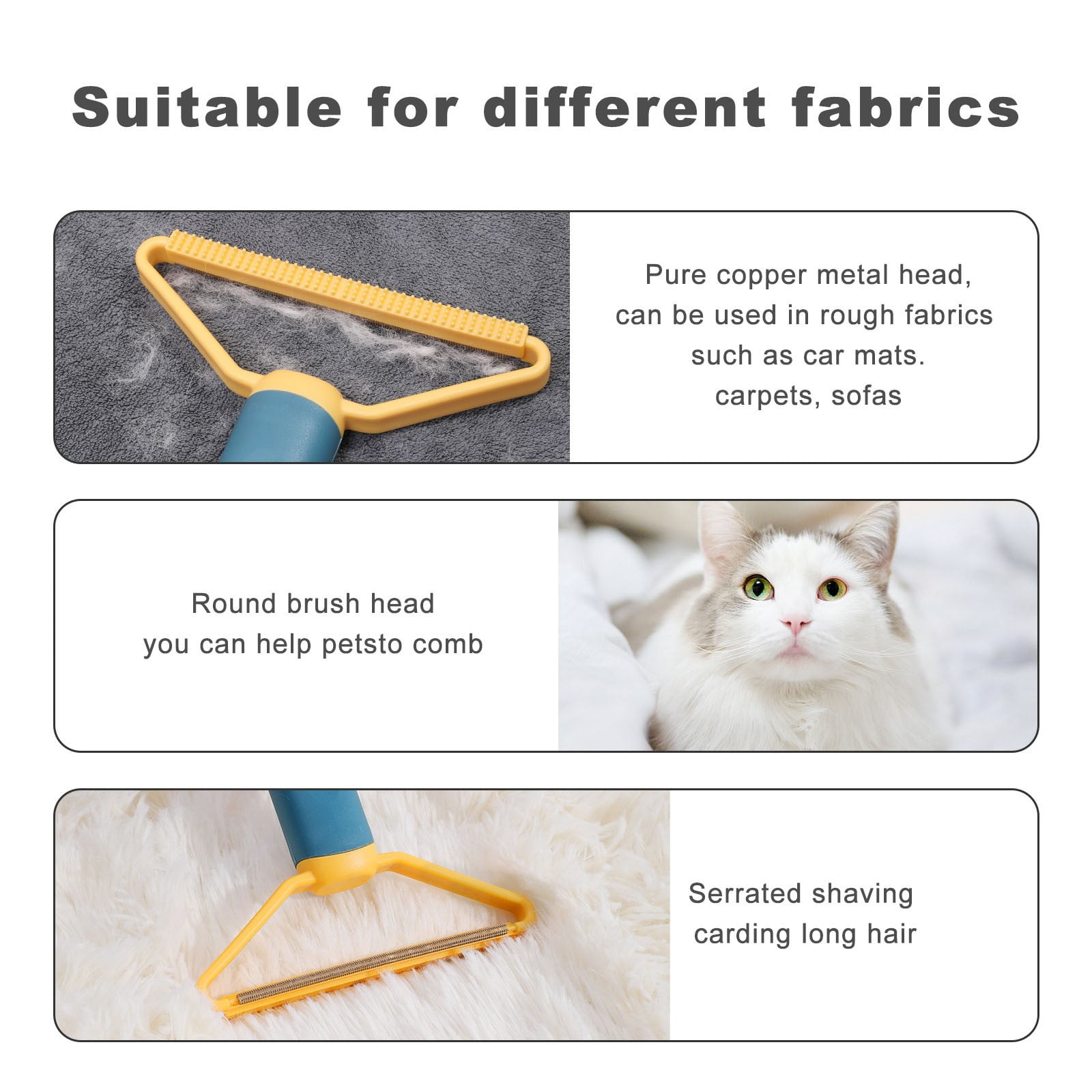 Hanzidakd Dog Grooming Brush Comb Undercoat Rake For Dogs Grooming Supplies Dematting Deshedding Brush For Shedding Cat Brush Deshedder Brush Dogs Shedding Tool For Long Matted Haired Pet 14 9961a994 1a7f 446b a75e 9b474be0ab92.09317e77c1e895f71d1de83e6698a236 - easyishop.co.uk