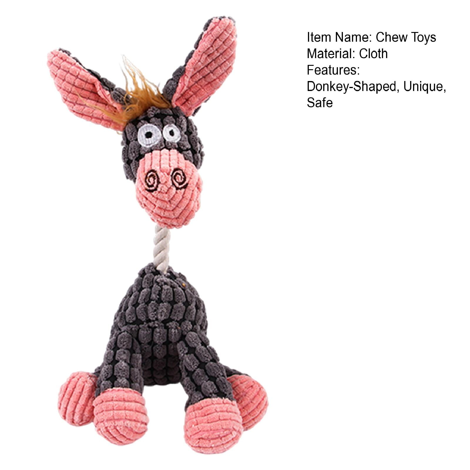 Zksm Petsboro Bite Buddy Donkey Chew Toy - Plush Squeaky Dog Toy - Interactive Stuffed Animal - Teething Toy for Small Medium Dogs - Aggressive Chewers 8 9c5c4527 1954 4131 957d 8aa55c913baf.7ab726046df8b05cac59bd6b1f4953e1 - easyishop.co.uk