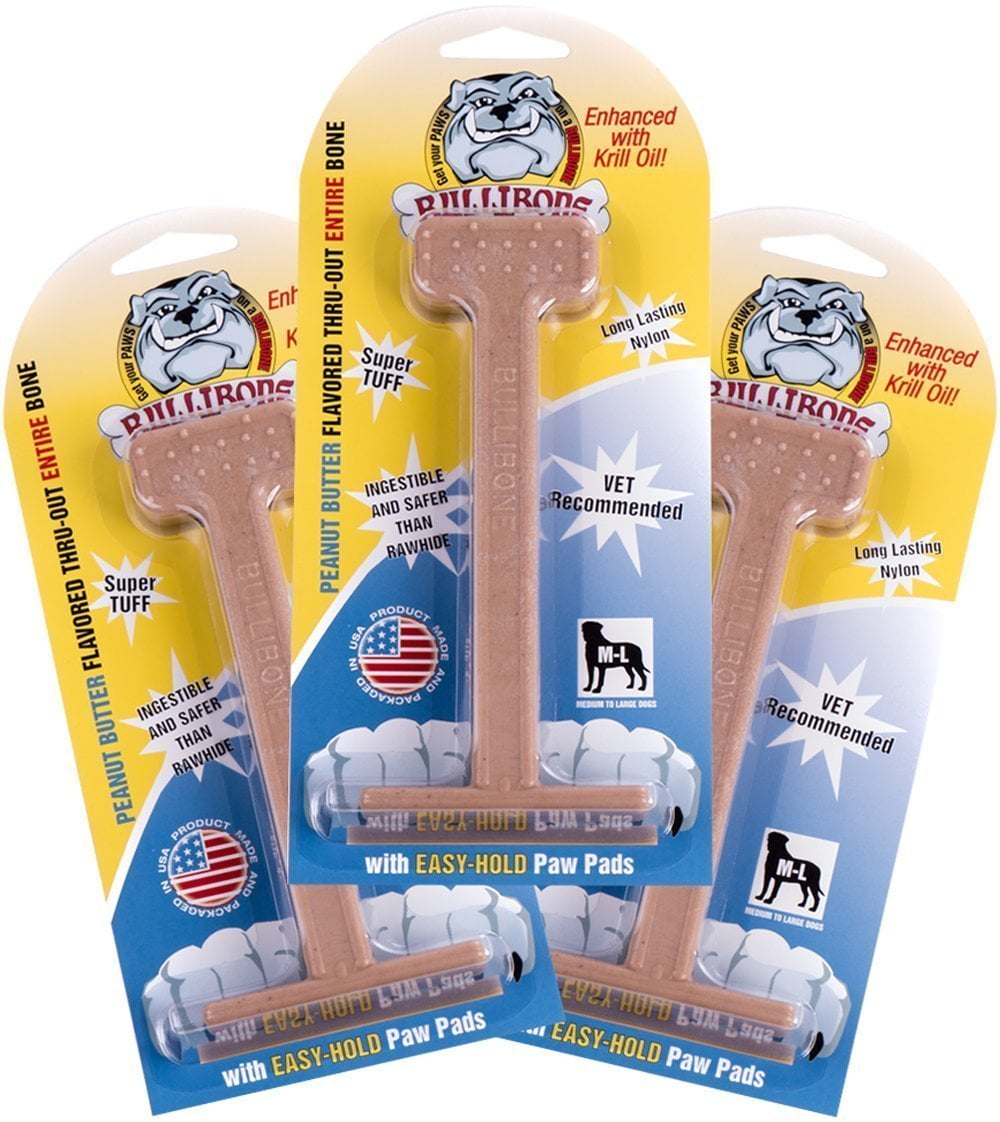 Bullibone Nylon Dog Chew Toy Nylon Bone - Improves Dental Hygiene, Easy to Grip Bottom, and Permeated with Flavor Bacon Small - 2 Pack 67 9e674f1c f343 4b7d 94d9 335d6f8ff8d3.0dd7cff2dc526d3f450cf01f33a4f9eb - easyishop.co.uk