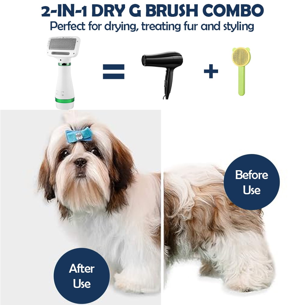WEPSEN Professional Pet Grooming Dryer Brush for Small and Medium-Sized Dogs and Cats | Portable 2-in-1 Dog Blow Dryer | Adjustable Temperature | Lightweight & Quiet 4 9fa3ae8a 9164 4277 b8dd f7db338b45d5.89b30614b4c54d3ca0774d0273abb8a8 - easyishop.co.uk