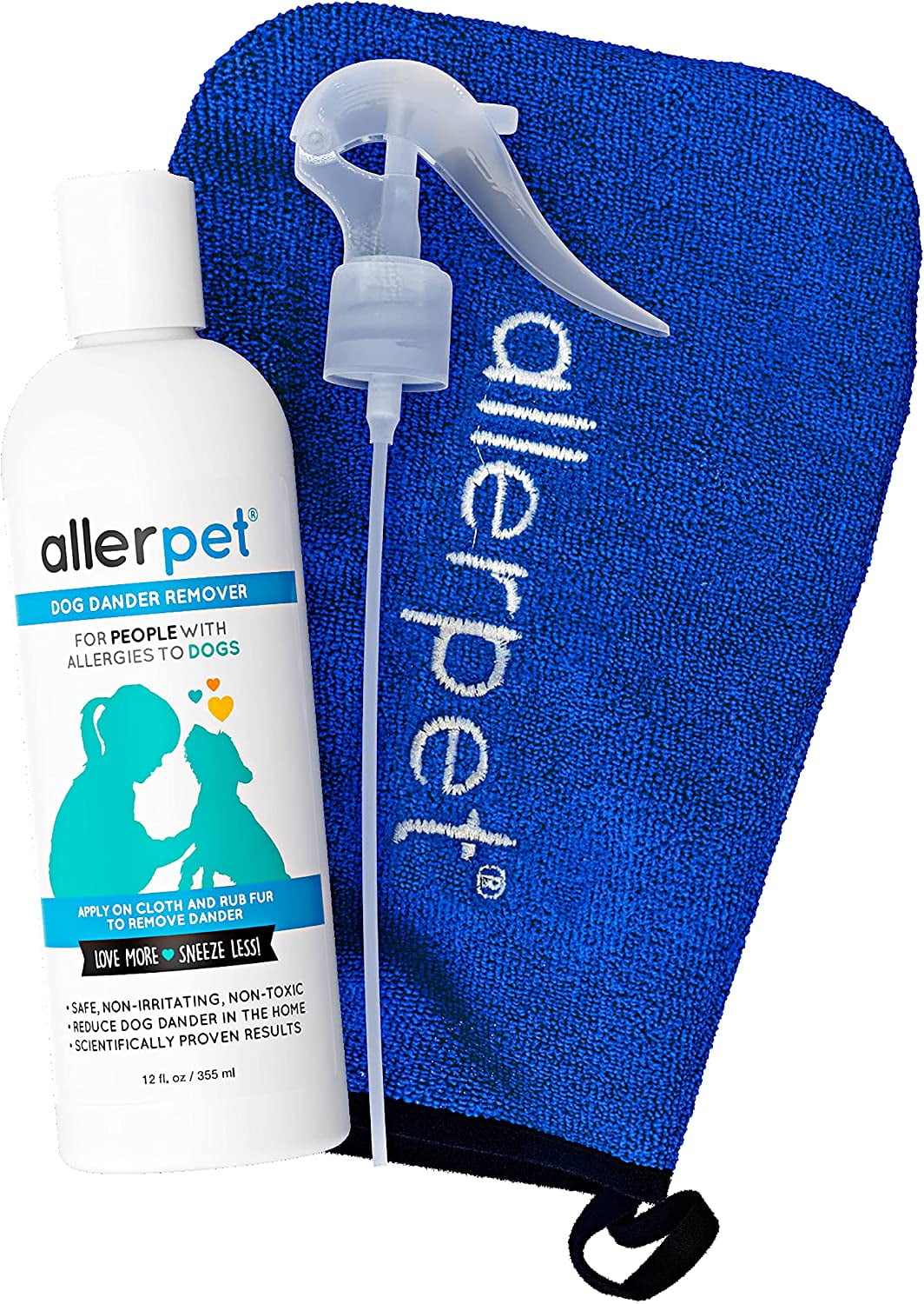 Allerpet Dog Dander Remover, 12oz Bottle + Bonus Pet Mitt Applicator to Easily Apply Solution to Your Pet - Scientifically Proven for Effective Dog Allergy Relief 1 Allerpet Dog Dander Remover 12oz Bottle Bonus Pet Mitt Applicator Easily Apply Solution Your Scientifically Proven Effective Allergy Relief 07676b57 86c7 4db6 9c02 27dfea91e14c.93d75ddaeb29afff1e65a11f6c3fafdf - easyishop.co.uk