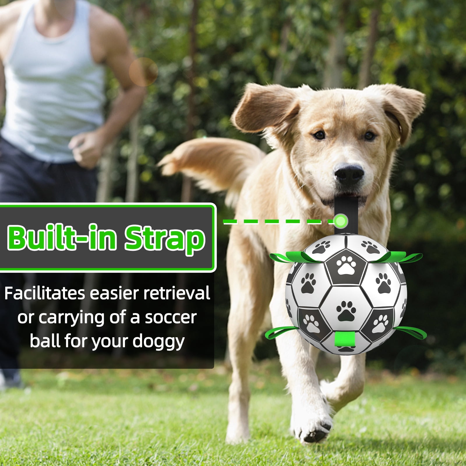 QDAN Durable Dog Toys Soccer Ball with Nylon Straps Hand Pump for Puppies Medium Large Dogs, 6-inch 4 a21bd2f4 92eb 4715 b63d 4bc75f86e6e9.dda00b552f877a1d7a3c2d910416ba3d - easyishop.co.uk