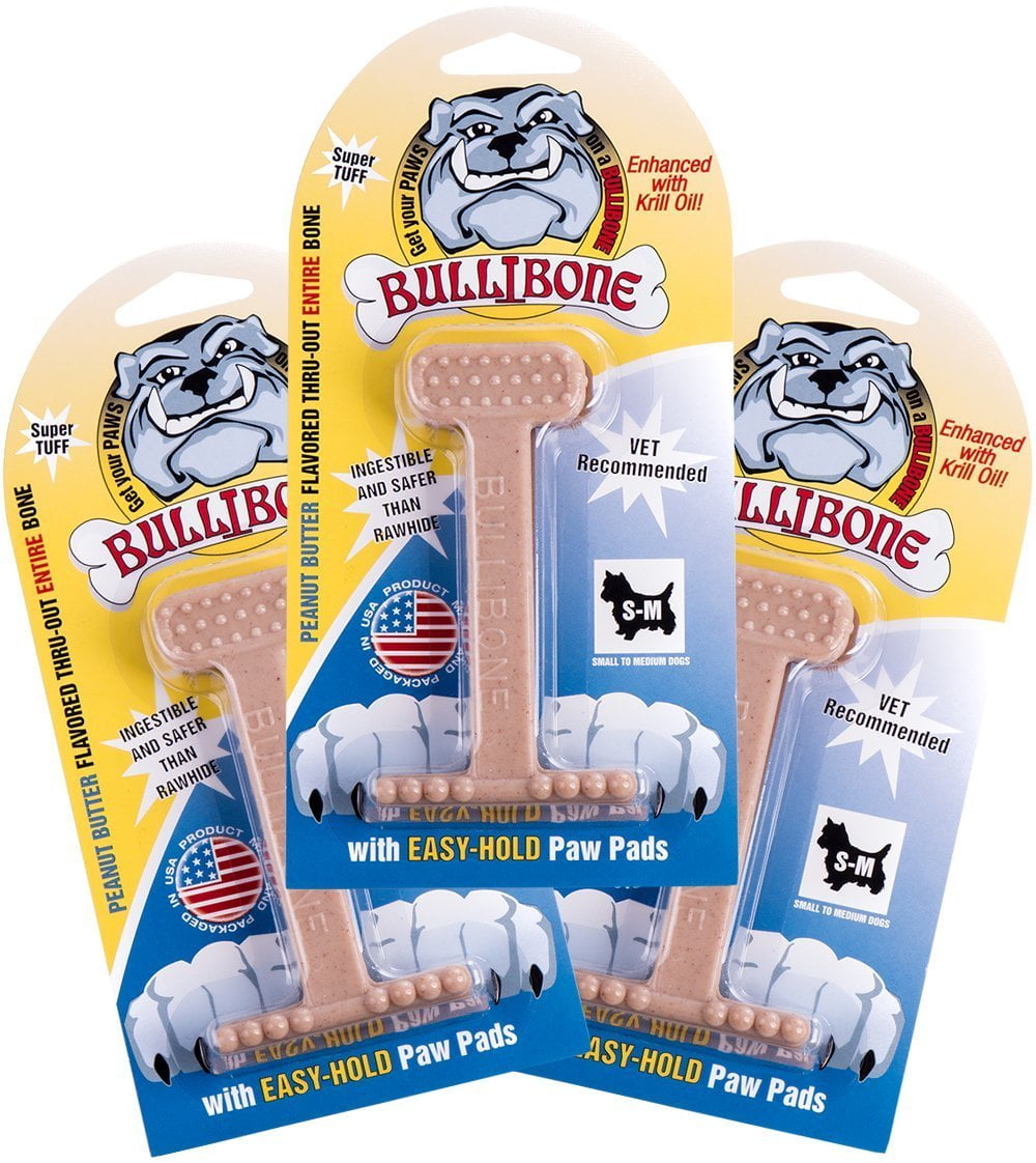 Bullibone Nylon Dog Chew Toy Nylon Bone - Improves Dental Hygiene, Easy to Grip Bottom, and Permeated with Flavor Bacon Small - 2 Pack 82 a8627ee7 3acc 4cb3 82e6 109d5c4a7d7a.c905cc6642116545f2f01068ad5746d4 - easyishop.co.uk