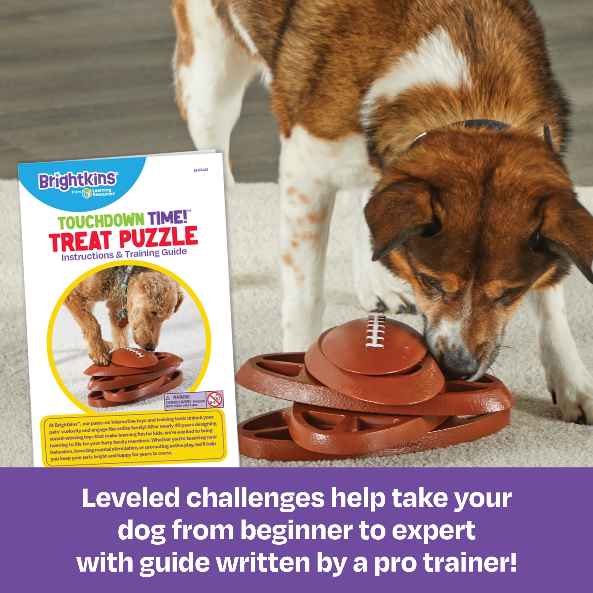 Brightkins Touchdown Time! Dog Toy Treat Dispenser, Interactive Football Puzzle for Puppy Enrichment Training & Birthdays 3 ae0ab56e a386 42a3 8337 fcca68810825.3e2eea1f84e415c9544eb626a9adb34a - easyishop.co.uk