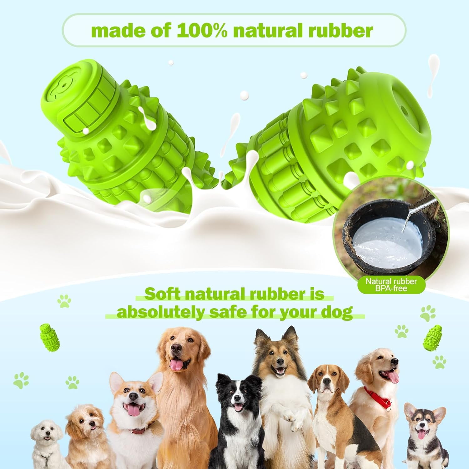 URRU Dog Toy for Aggressive Chewers, Indestructible Dog Chew Toys Squeaky , Interactive Tough Durable for Large Breed(Green,Large) 3 b7aa7eab 4eb5 4e39 a0ac 4ff8fb9a3080.1bacccee19cfa3b69450ef5e78b12b32 - easyishop.co.uk