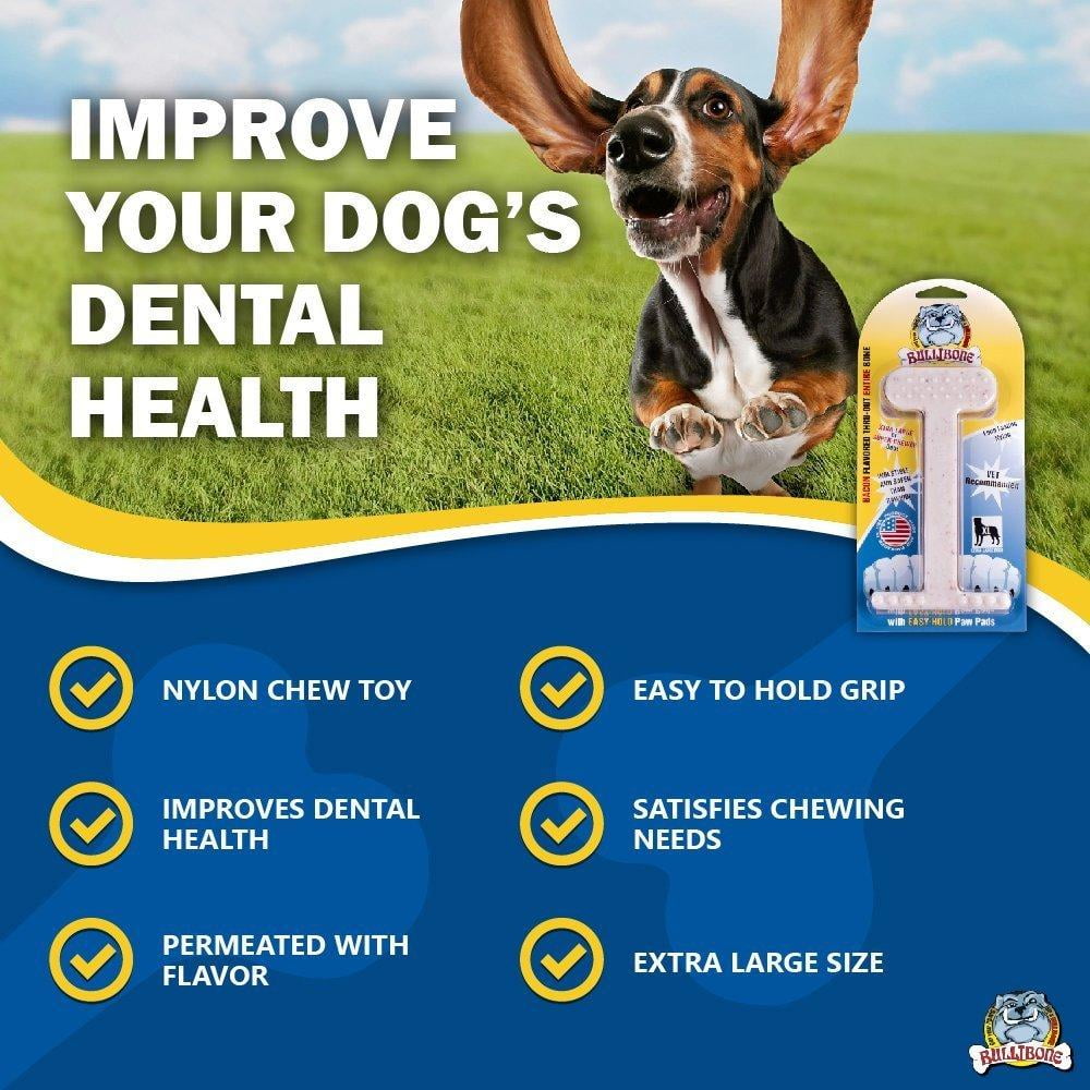Bullibone Nylon Dog Chew Toy Nylon Bone - Improves Dental Hygiene, Easy to Grip Bottom, and Permeated with Flavor Bacon Small - 2 Pack 10 b802fcd5 5e00 4288 b6a0 f68061e17feb 1.fca94f94b7786211202af18165da56d7 - easyishop.co.uk