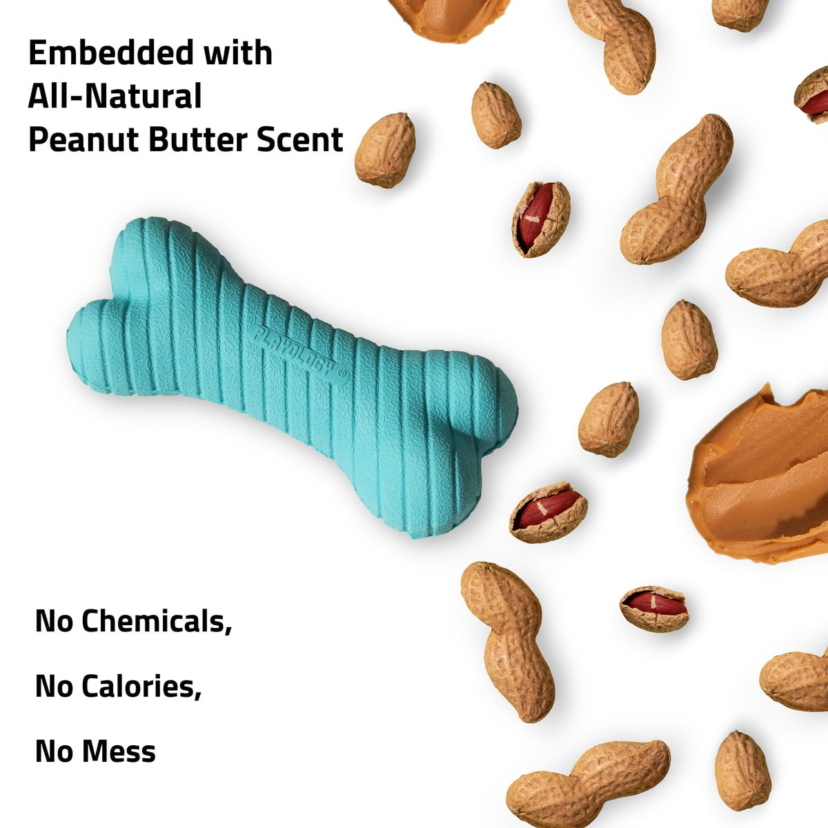 Playology Dual Layer Bone | Engaging All Natural Peanut Butter Scented Dog Toy, Blue Bone for Medium Dogs up to 50lbs | Interactive & Durable for Tough Chewers 4 ba5549f1 63d3 4d01 896e 52d39d5dc97b.e6bf4737657eec07a2f0a14ecef2fafc - easyishop.co.uk