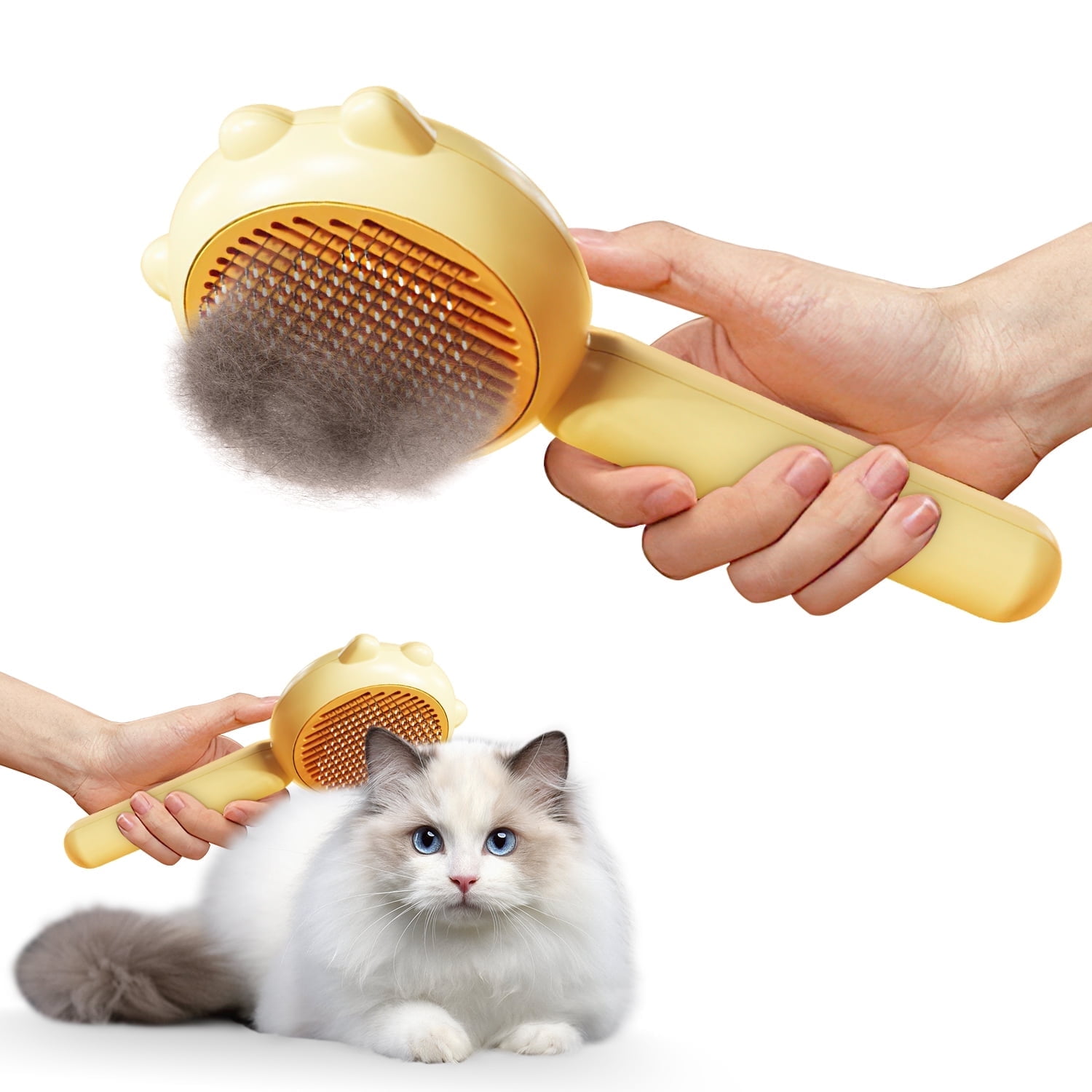 Cteifuer Cat Brushes for Indoor Cats - Pet Self-Cleaning Slicker Brush with Release Button - Grooming Brush for Shedding Massage, Gentle Grooming Comb for All Coat Types 1 Cteifuer Cat Brushes Indoor Cats Pet Self Cleaning Slicker Brush Release Button Grooming Shedding Massage Gentle Comb All Coat Types 330ffb9b bc9c 42ef 8682 808797d7913c.33ea03f2f33f9ec26e6915118df2bc26 - easyishop.co.uk