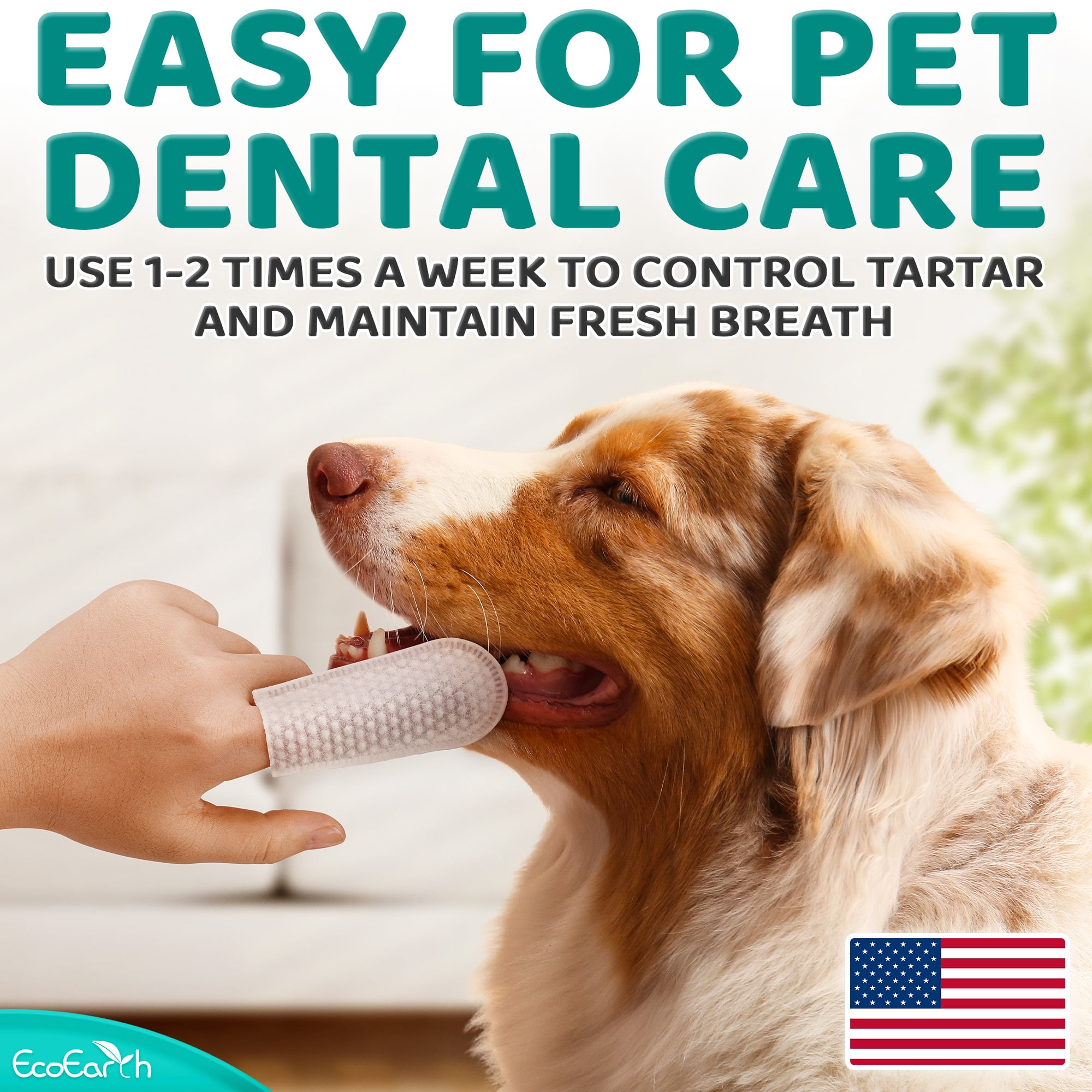 EcoEarth Teeth Cleaning Wipes for Dogs & Cats, Dental Finger Pads for Plaque & Breath 50Pc 5 c0508796 0166 4e81 8755 7178792a70a2.5e720a6bbb9b0a66f3909ce468412070 - easyishop.co.uk